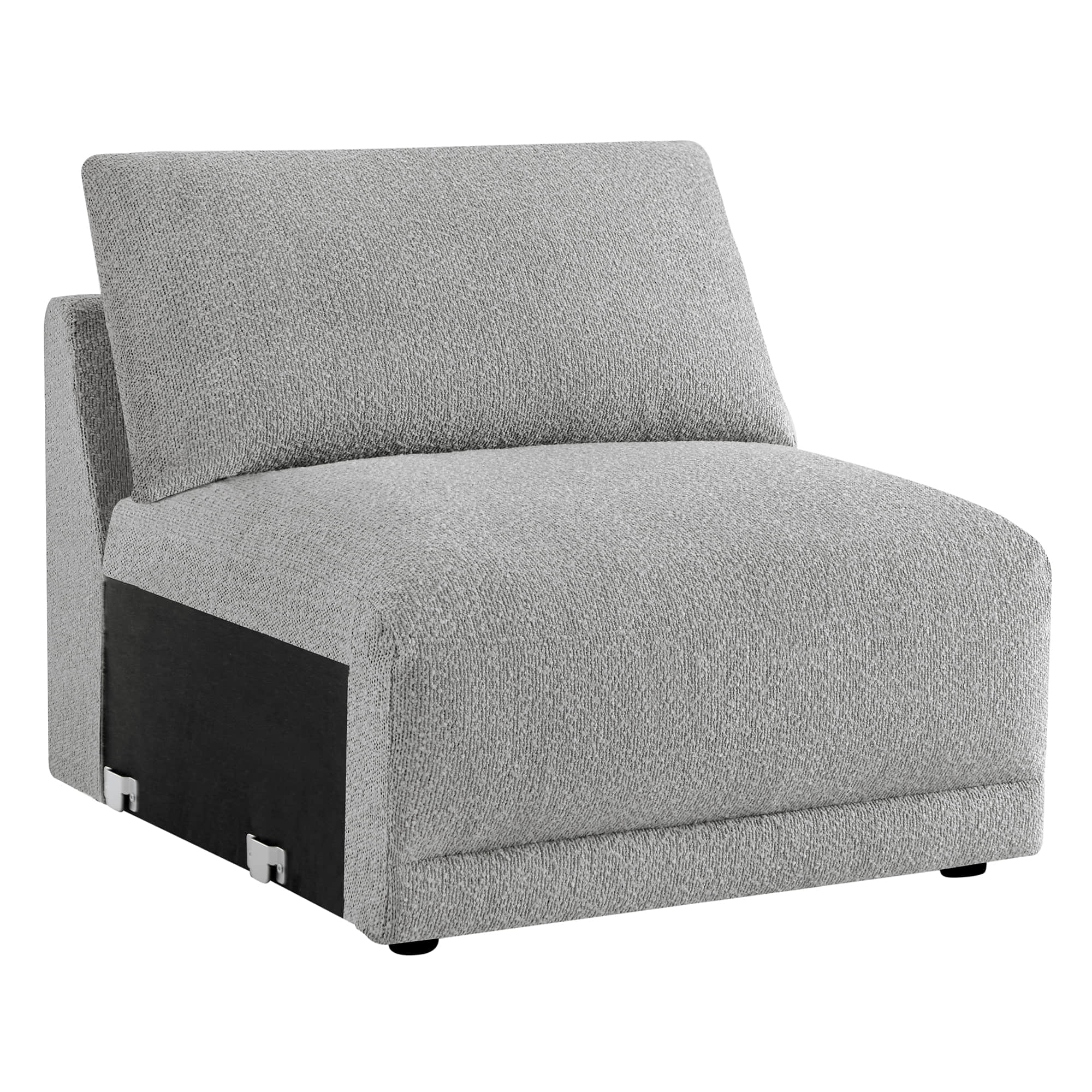 Josie Performance Boucle Ottoman / Armless Chair - Image 12