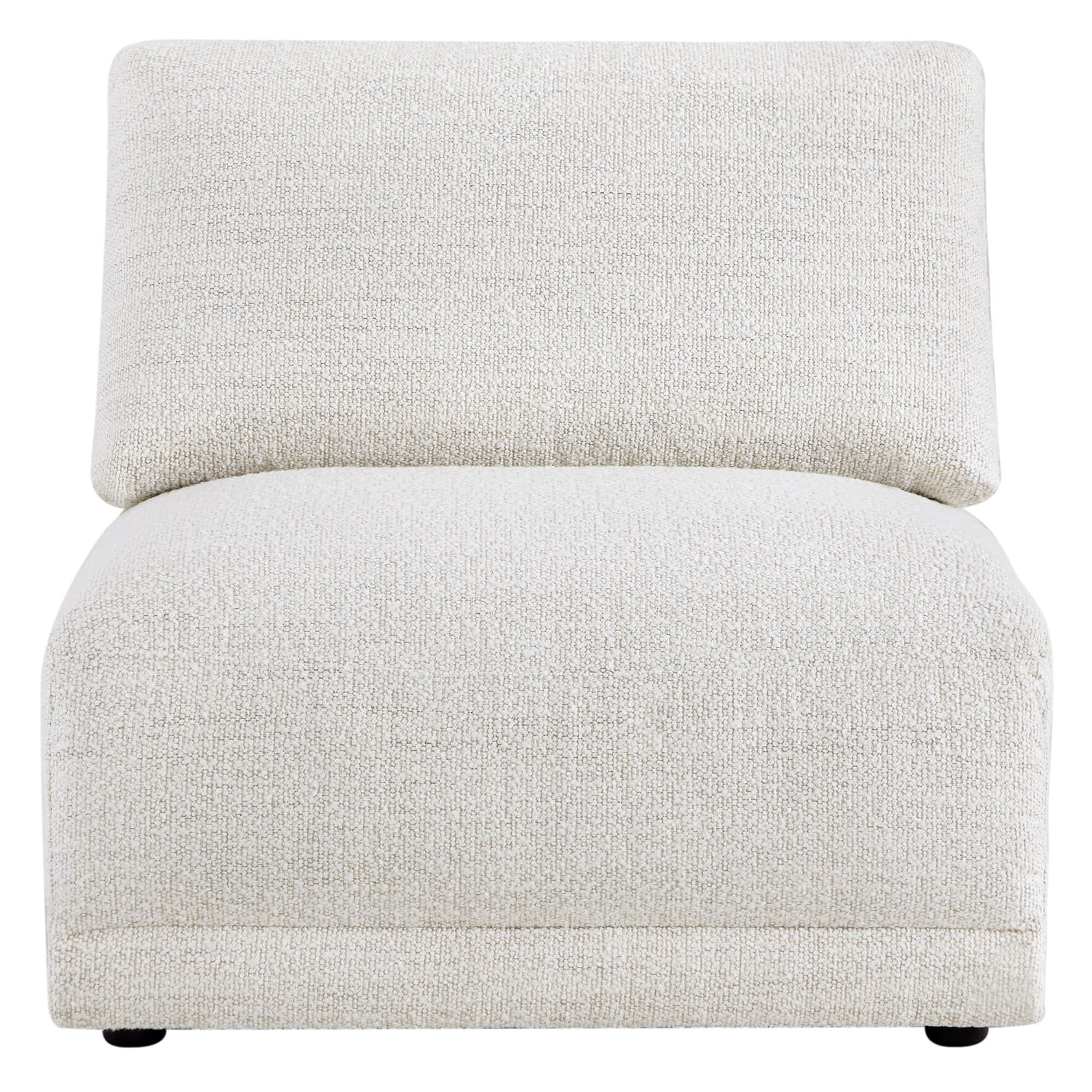 Josie Performance Boucle Ottoman / Armless Chair - Image 15