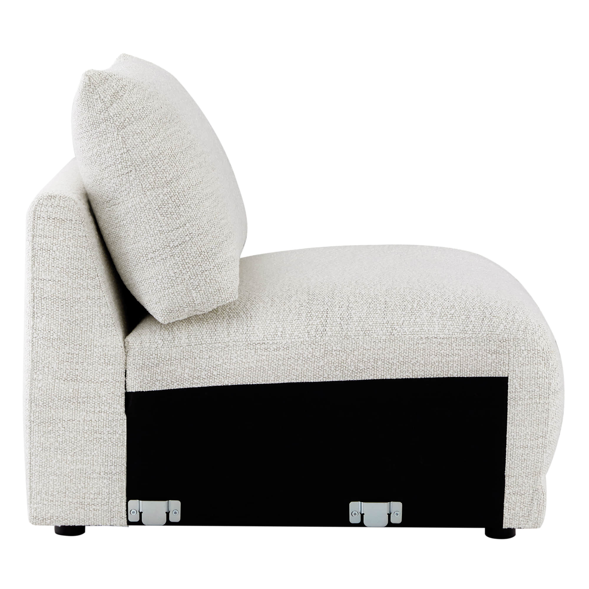 Josie Performance Boucle Ottoman / Armless Chair - Image 18