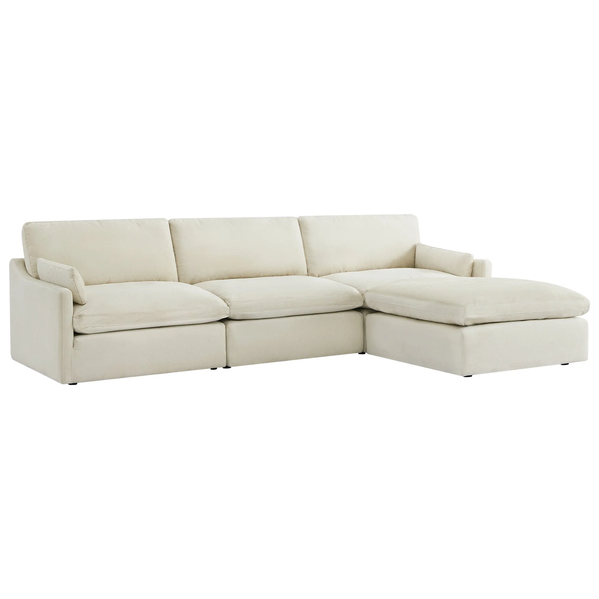 Kenna Modular 4 Seat Sofa-Chaise Sectional - Image 13