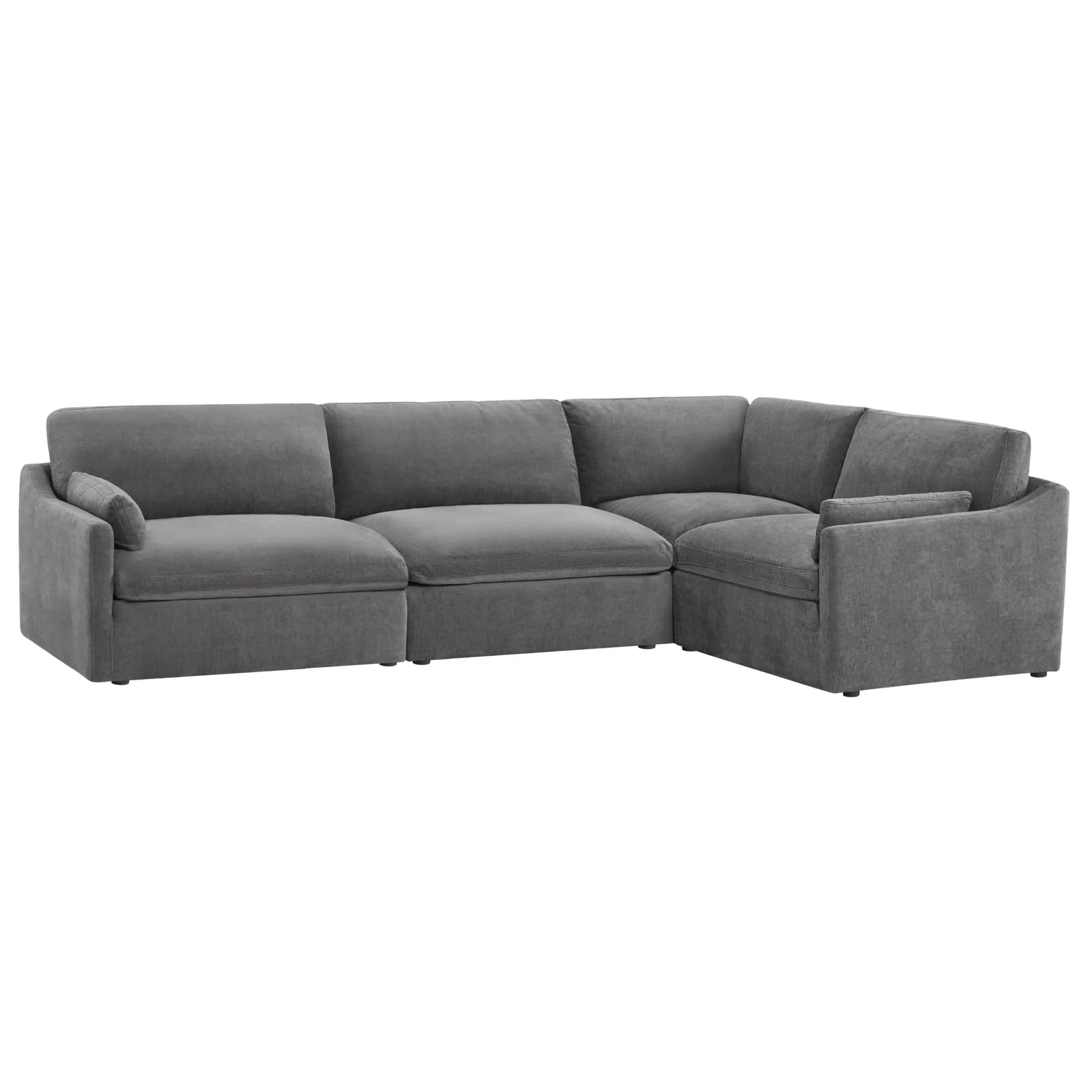 Kenna Modular 4 Seat Sofa-Chaise Sectional - Image 43