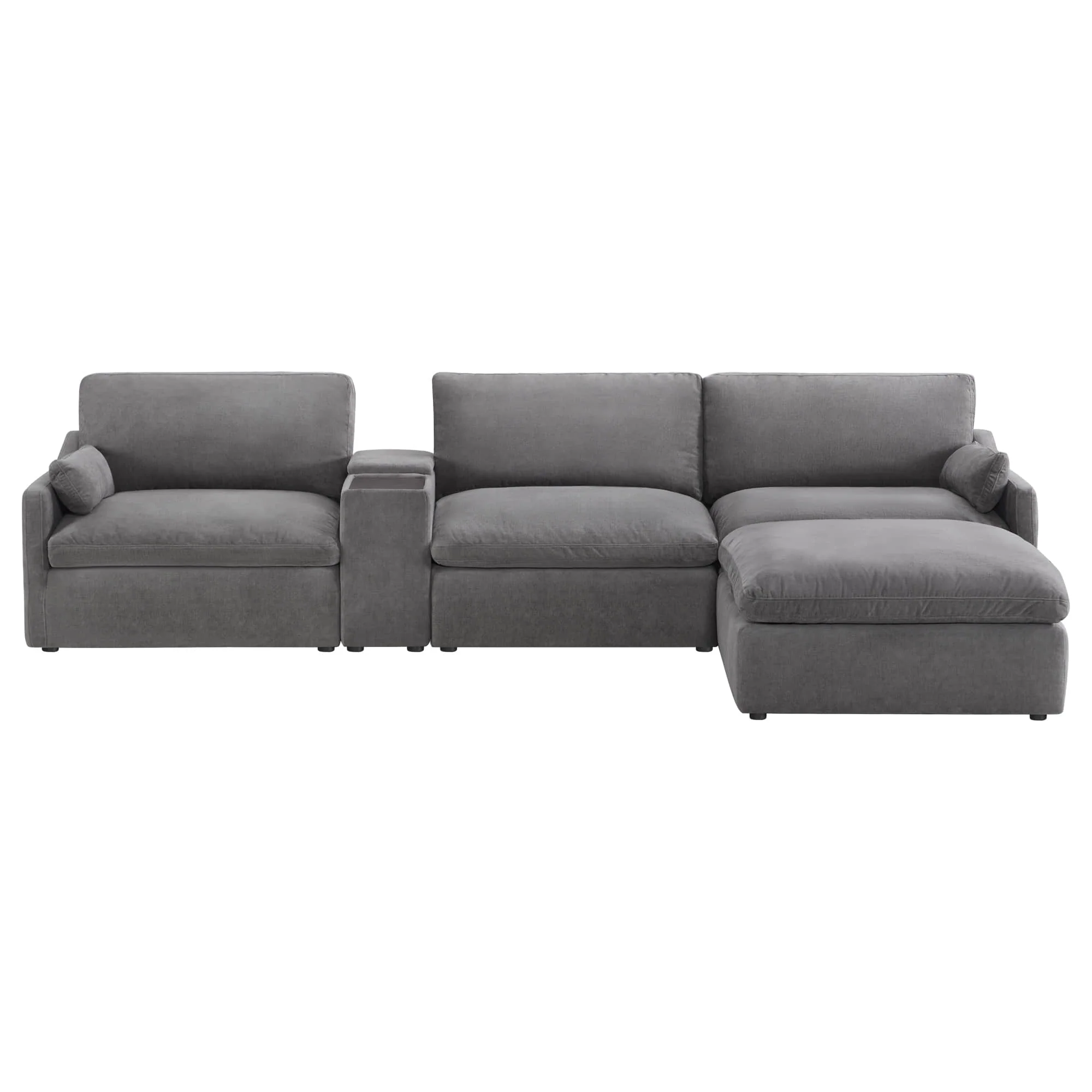 Kenna Modular 4 Seat Sofa-Chaise Sectional - Image 44