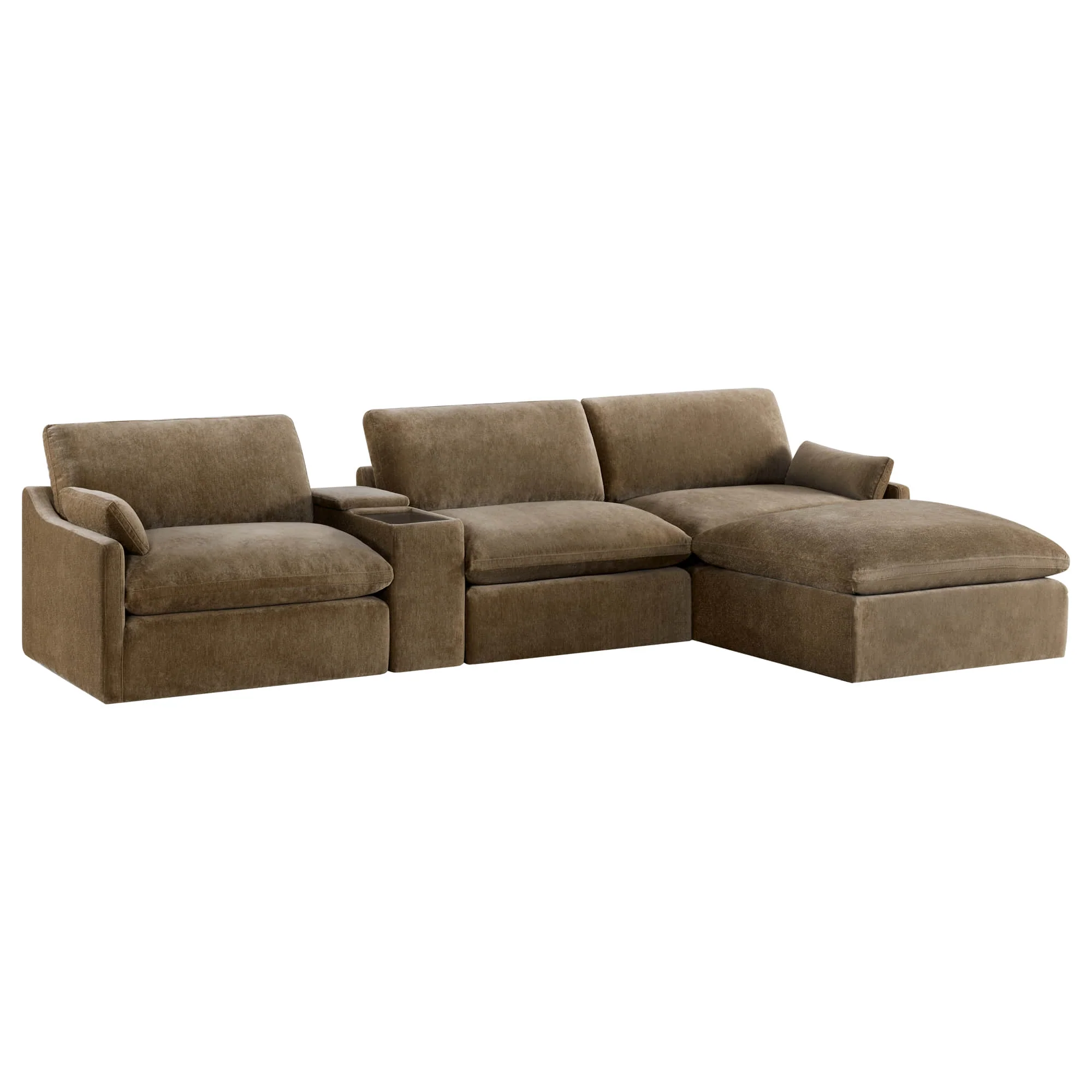 Kenna Modular 4 Seat Sofa-Chaise Sectional - Image 51