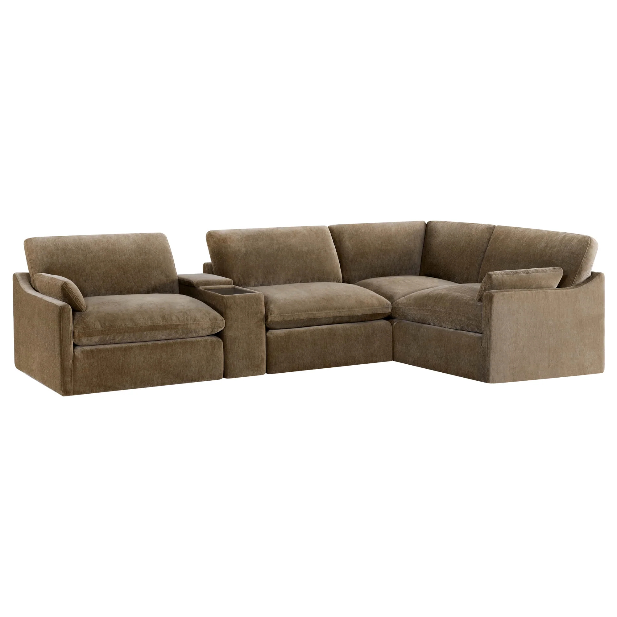 Kenna Modular 4 Seat Sofa-Chaise Sectional - Image 53