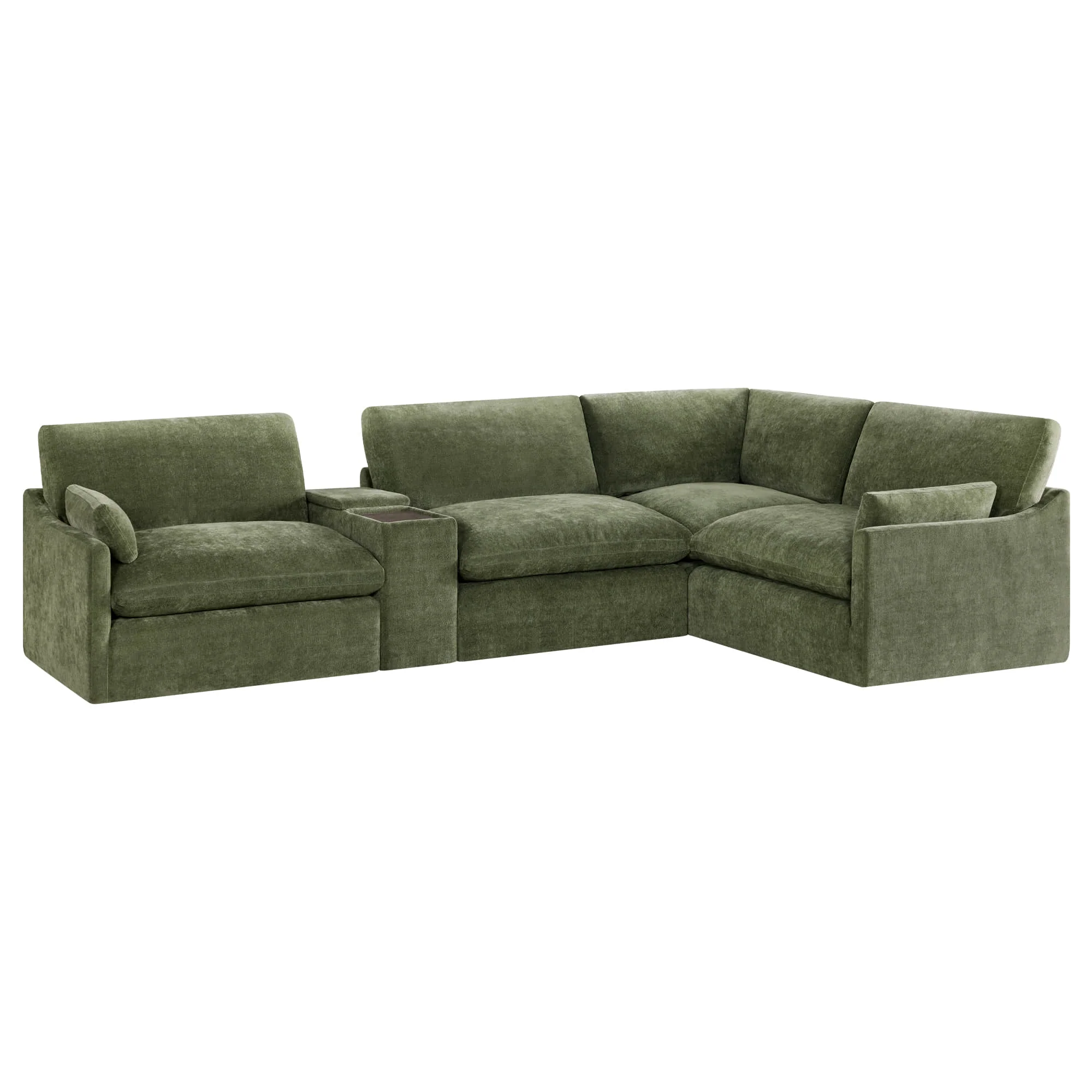 Kenna Modular 4 Seat Sofa-Chaise Sectional - Image 62