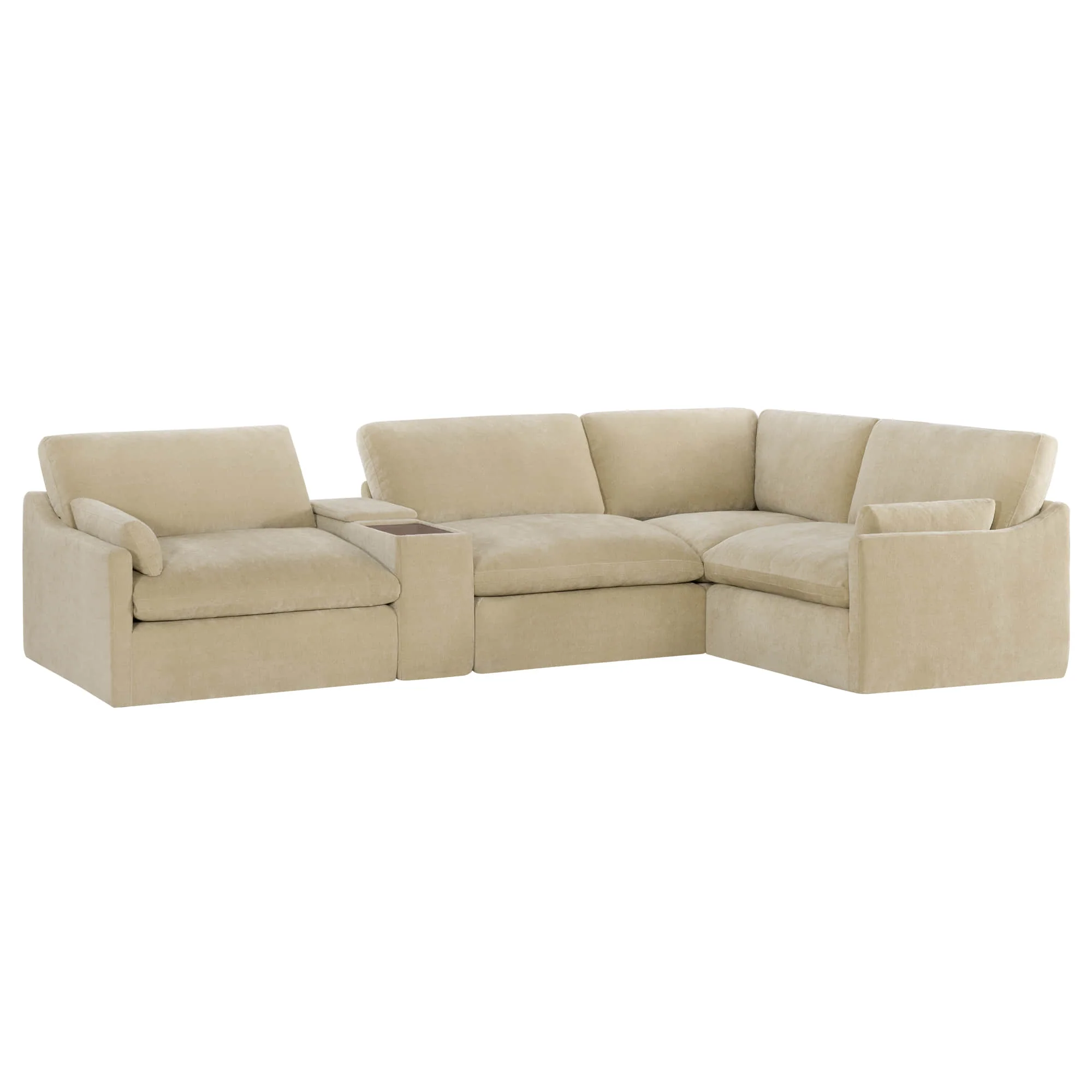 Kenna Modular 4 Seat Sofa-Chaise Sectional - Image 74