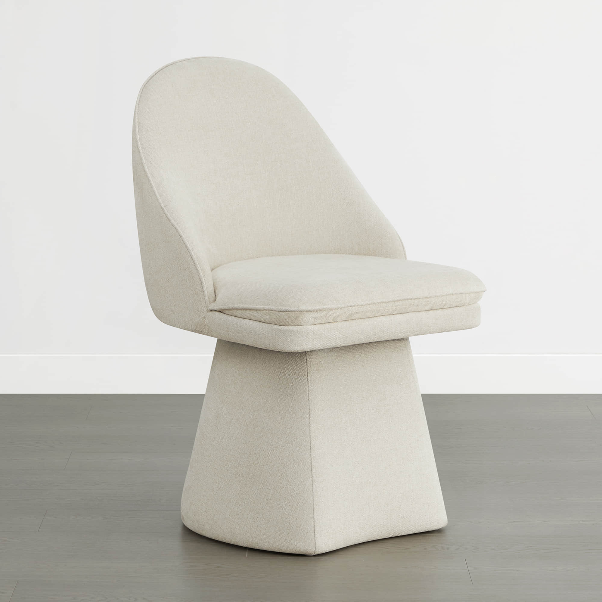 Leda Upholstered Swivel Dining Chair - Image 9