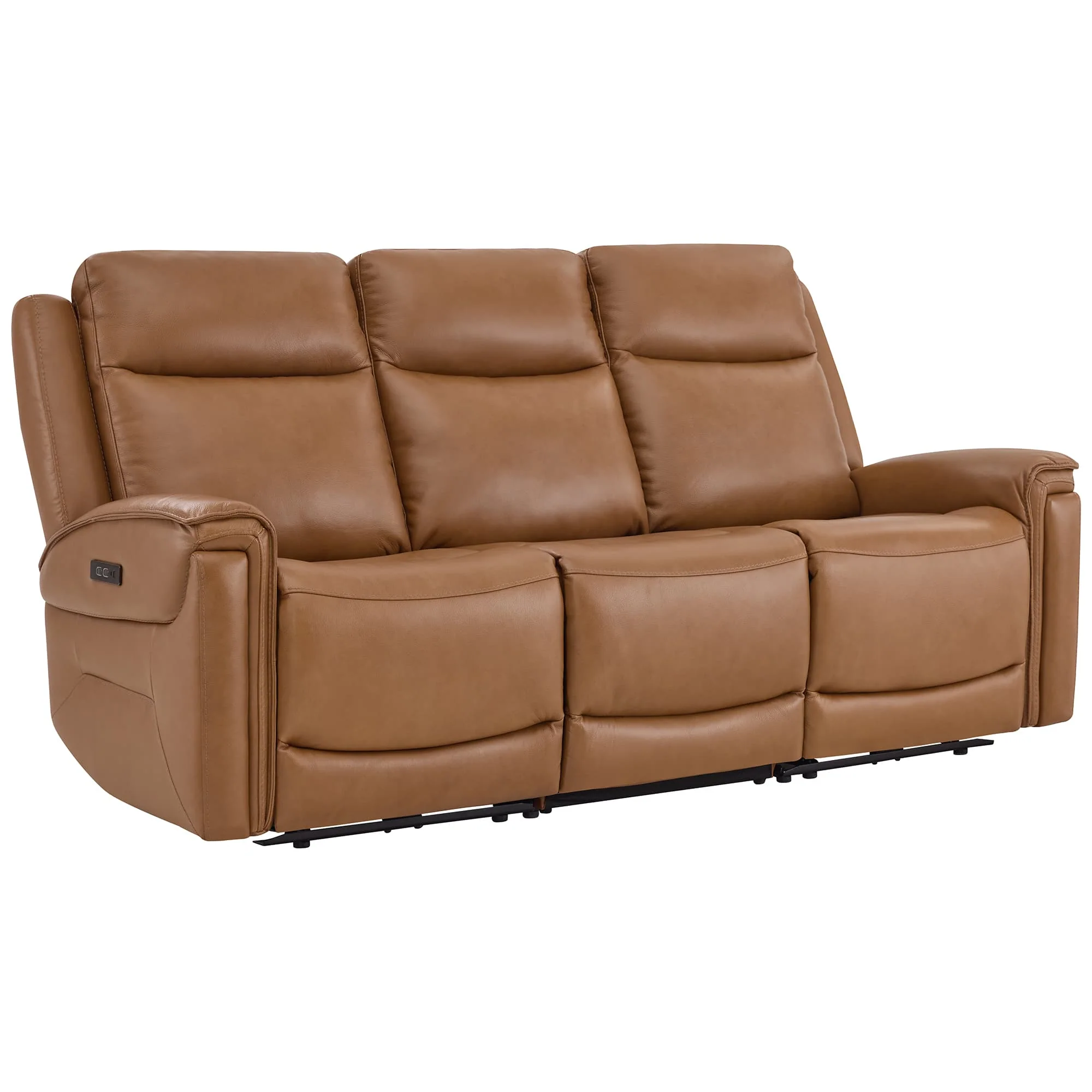 Leif Modern Top-Grain Leather Super Zero Gravity Reclining Sofa - Image 108
