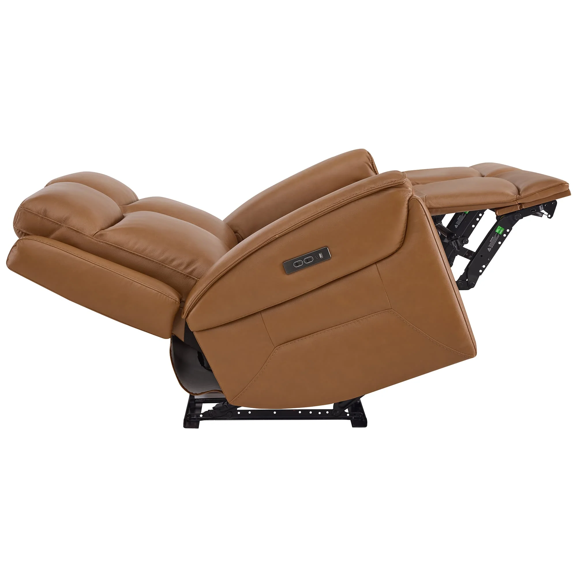 Leif Modern Top-Grain Leather Super Zero Gravity Reclining Sofa - Image 111