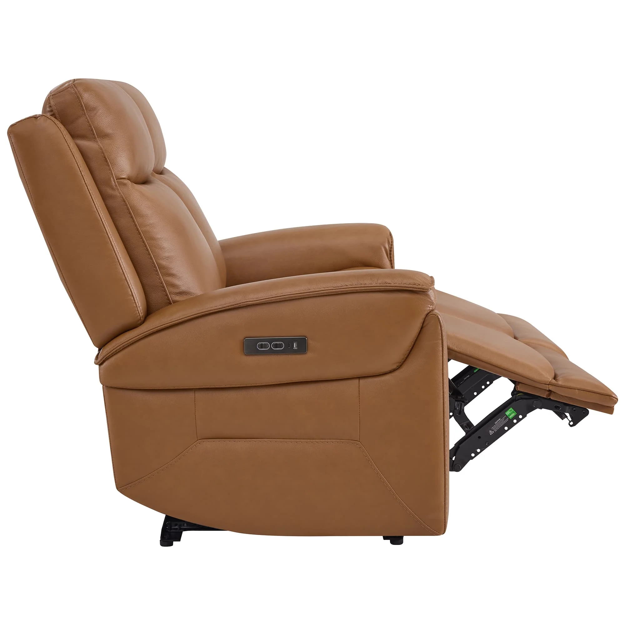 Leif Modern Top-Grain Leather Super Zero Gravity Reclining Sofa - Image 112