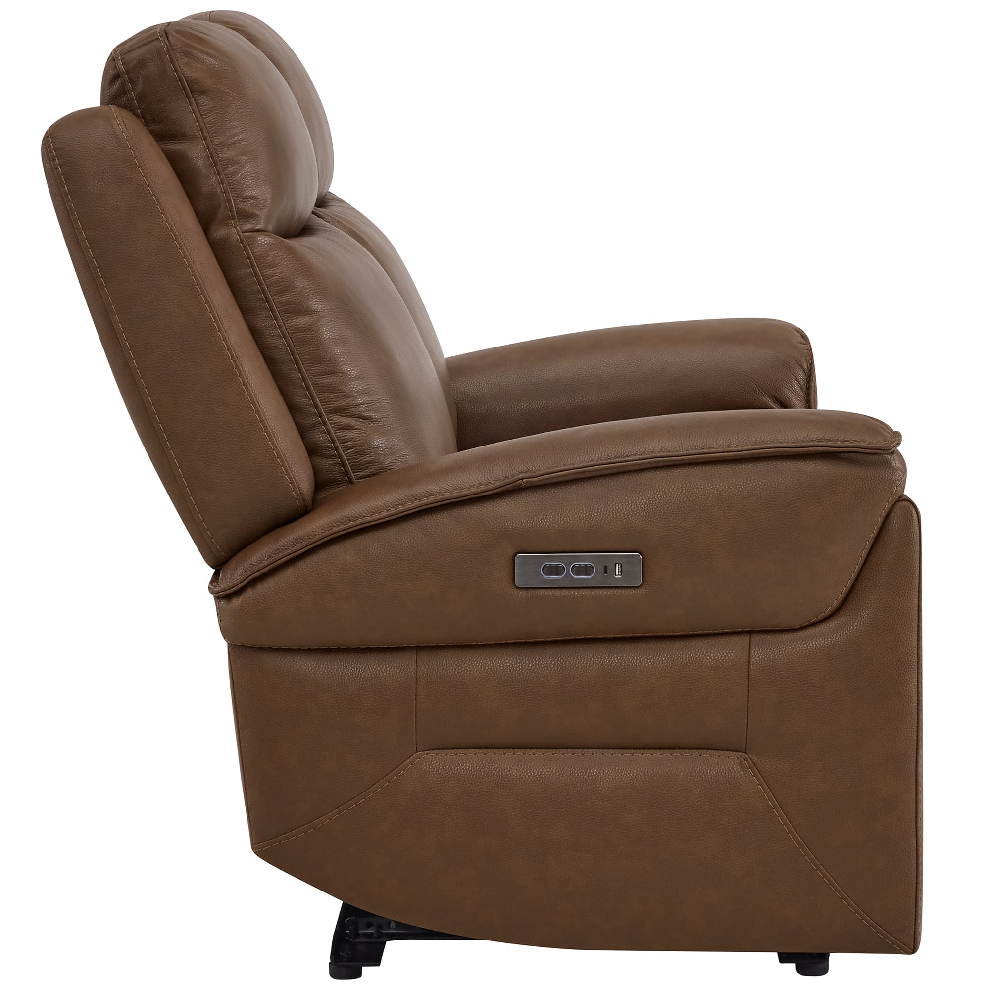 Leif Modern Top-Grain Leather Super Zero Gravity Reclining Sofa - Image 114