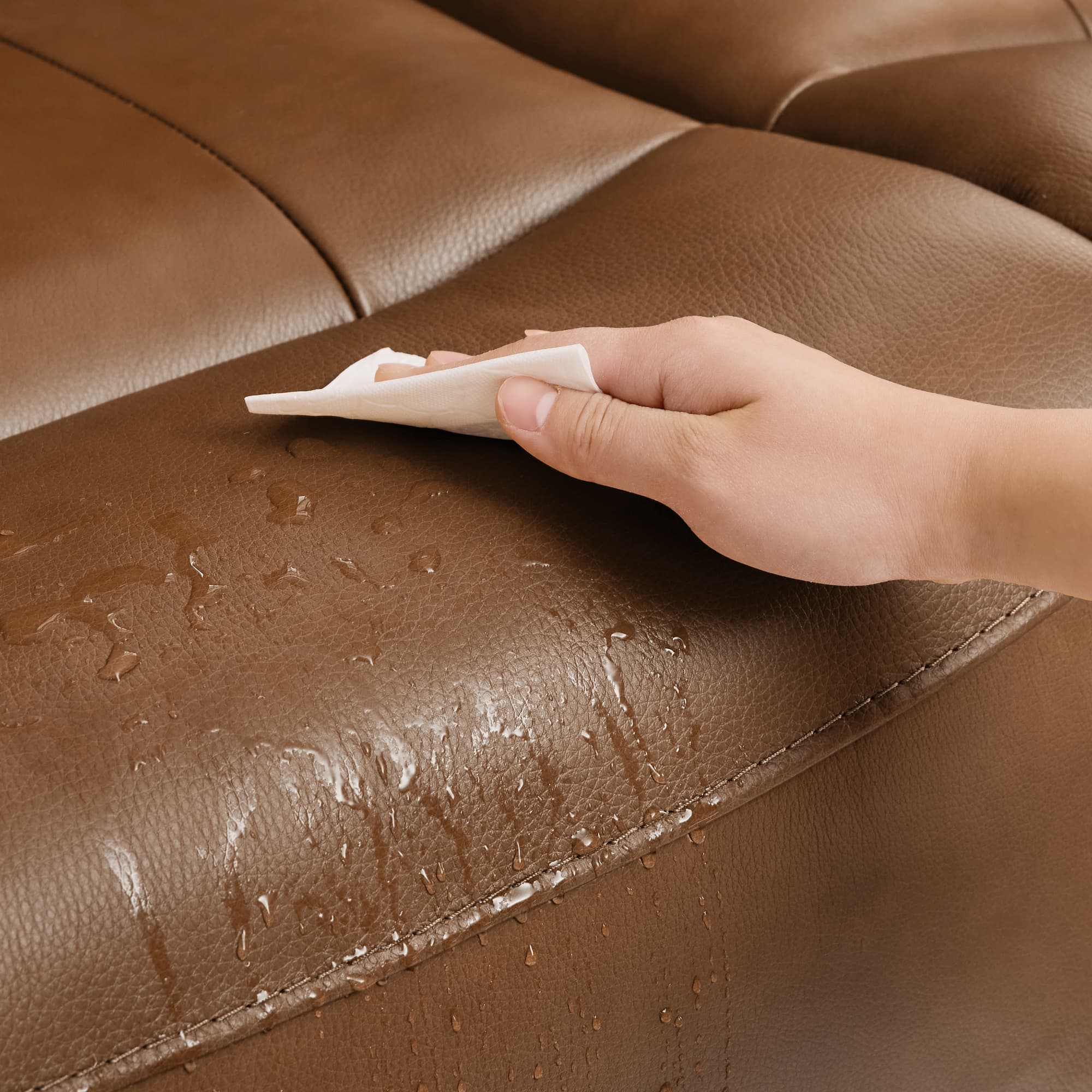 Leif Modern Top-Grain Leather Super Zero Gravity Reclining Sofa - Image 69