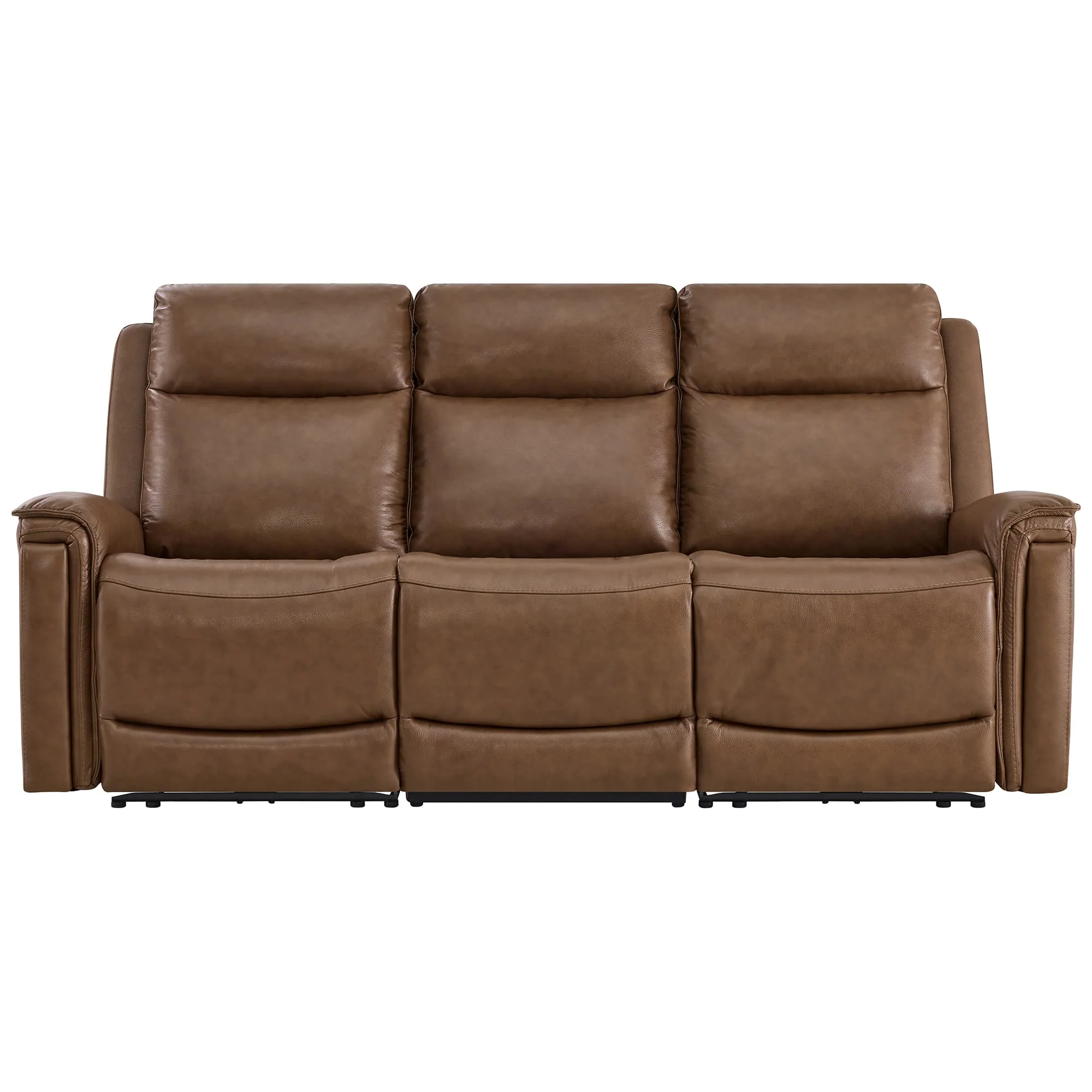 Leif Modern Top-Grain Leather Super Zero Gravity Reclining Sofa - Image 74