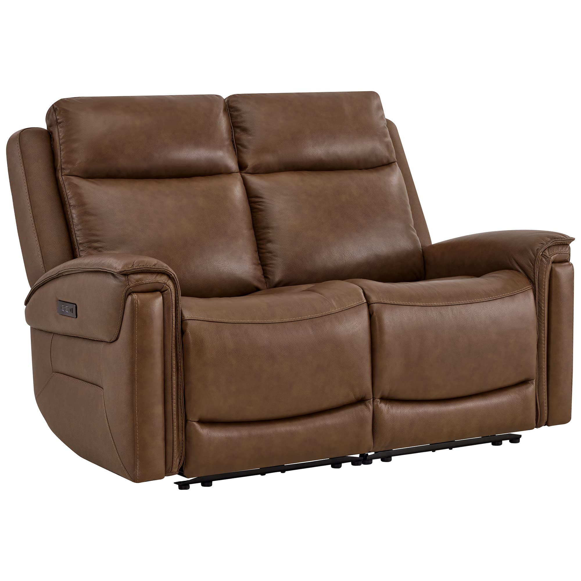 Leif Modern Top-Grain Leather Super Zero Gravity Reclining Sofa - Image 76