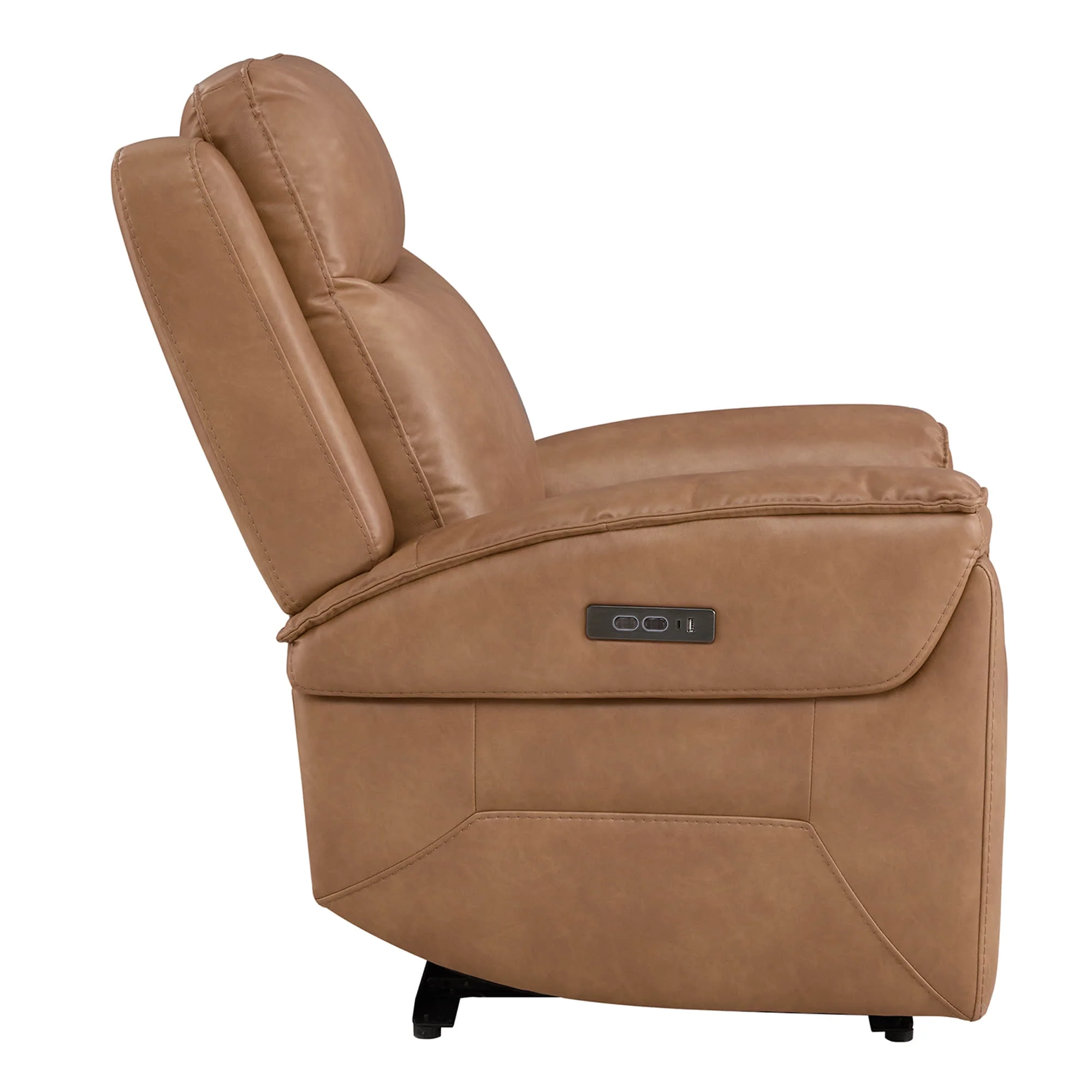 Leif Super Zero Gravity Power Leather Recliner - Image 27