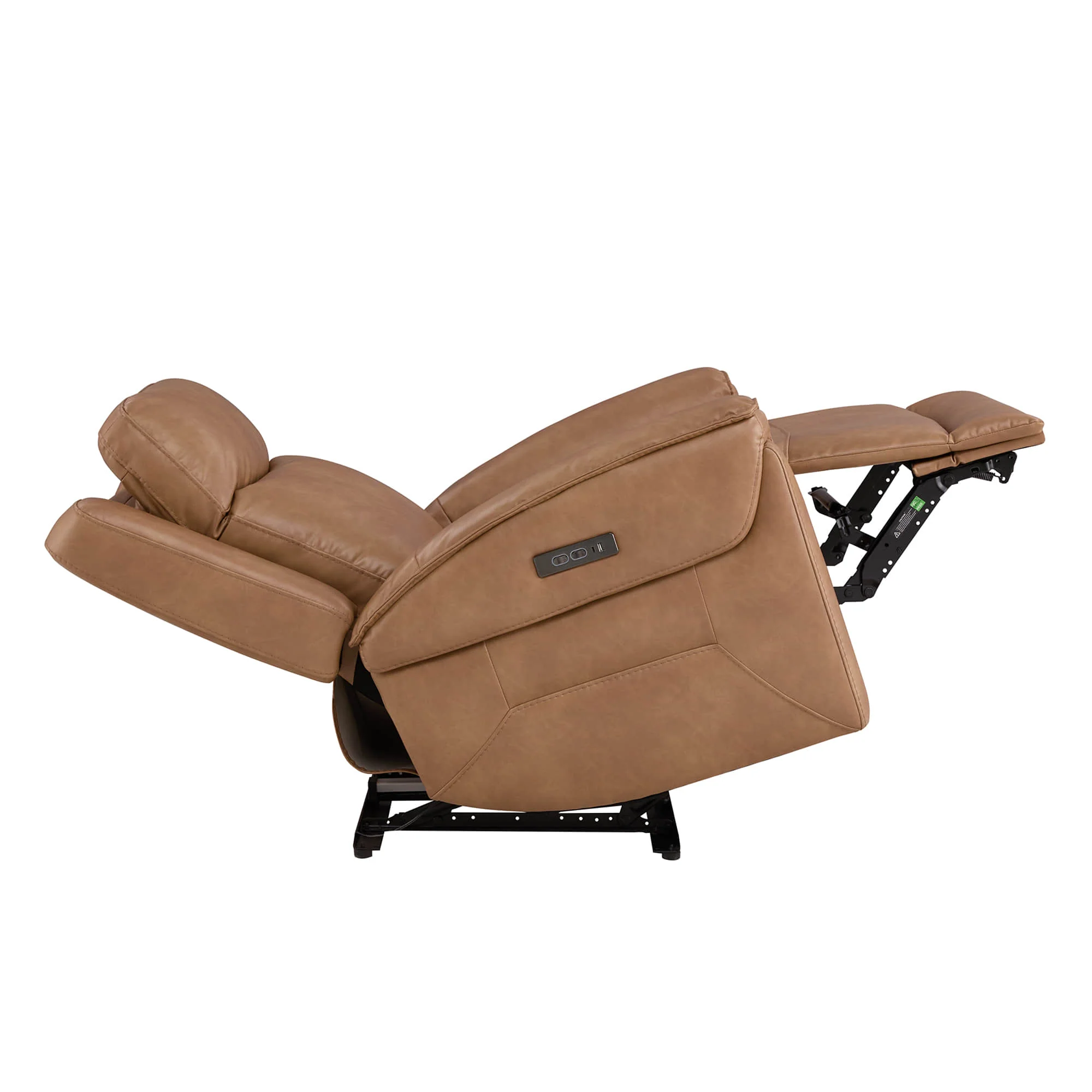 Leif Super Zero Gravity Power Leather Recliner - Image 31