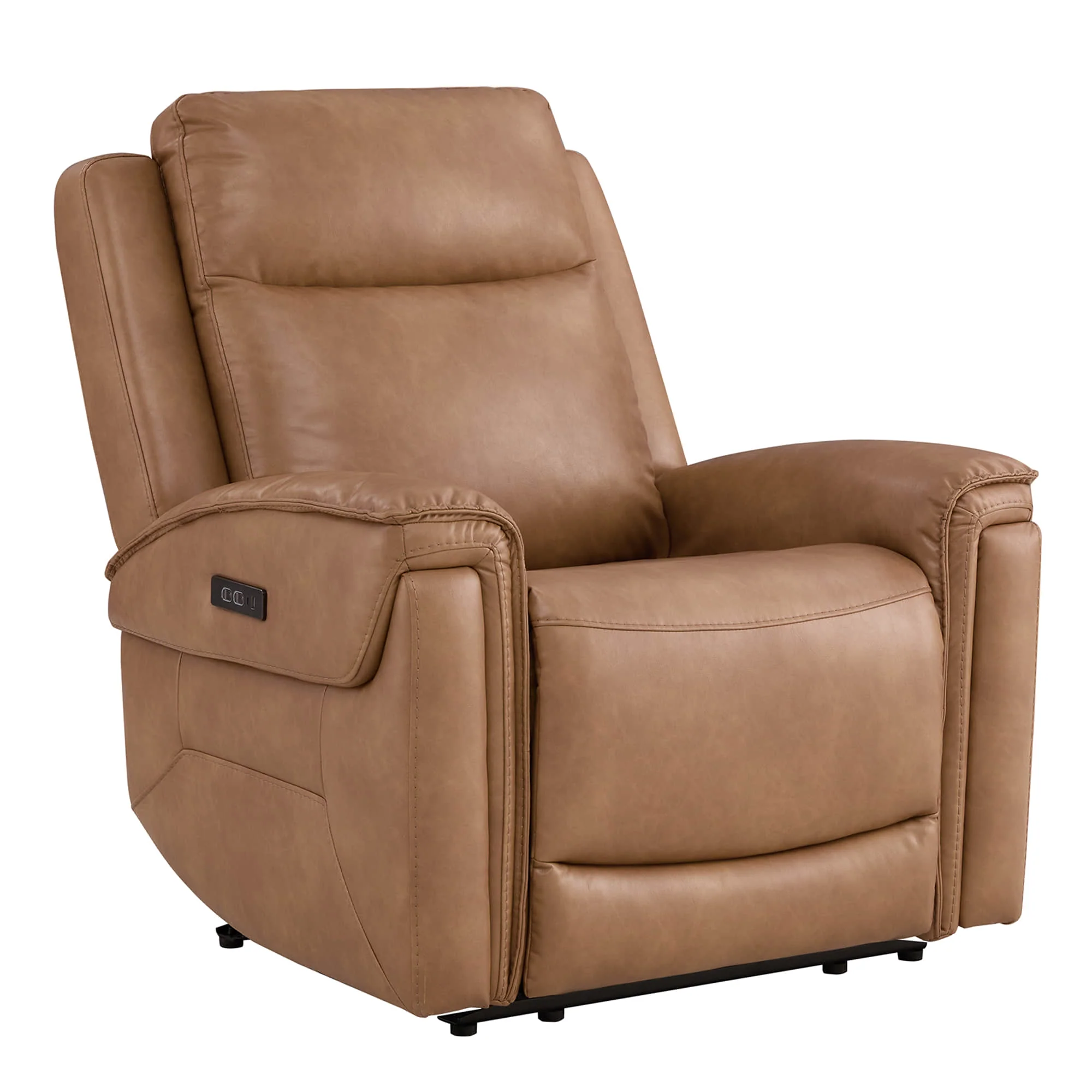 Leif Super Zero Gravity Power Leather Recliner - Image 32