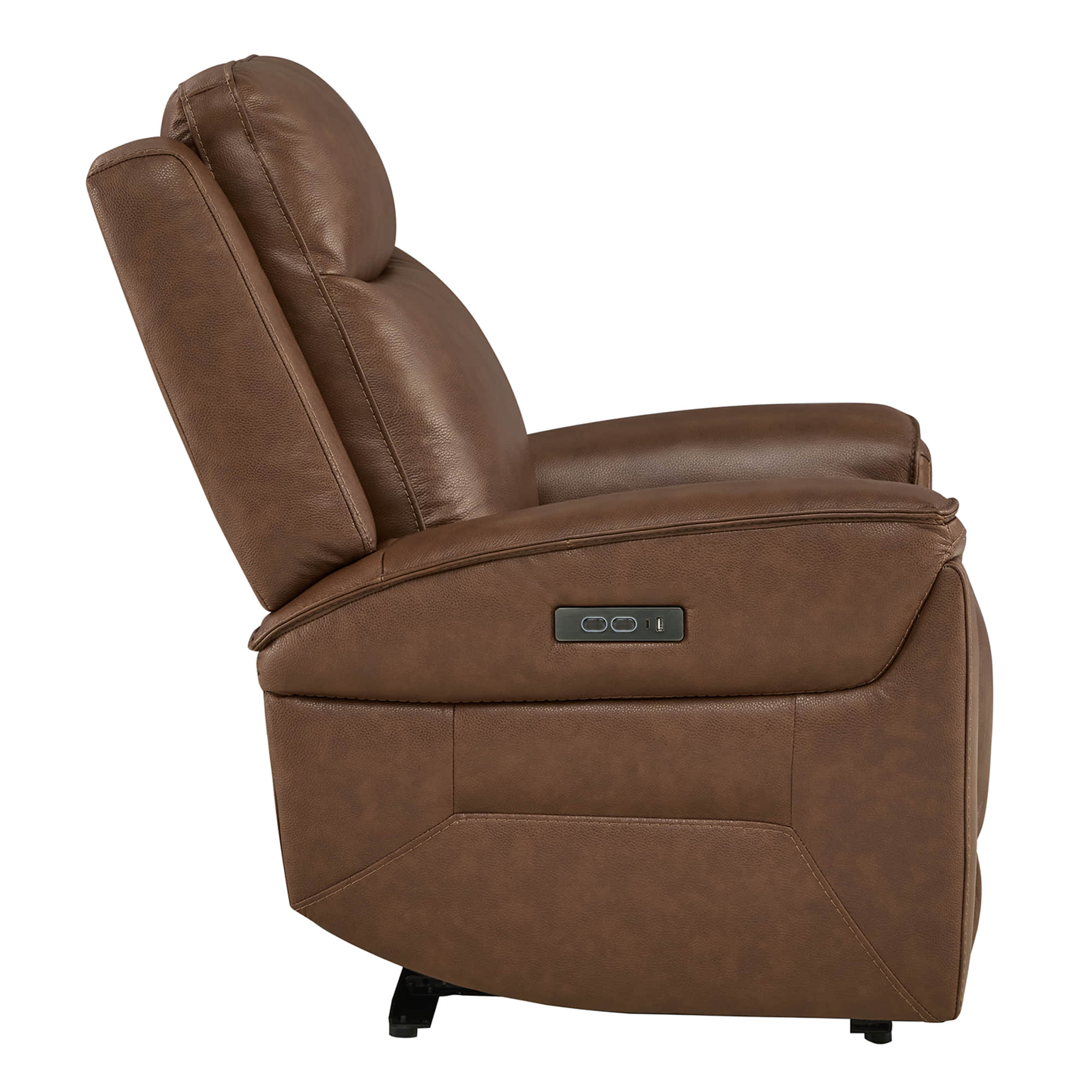 Leif Super Zero Gravity Power Leather Recliner - Image 39