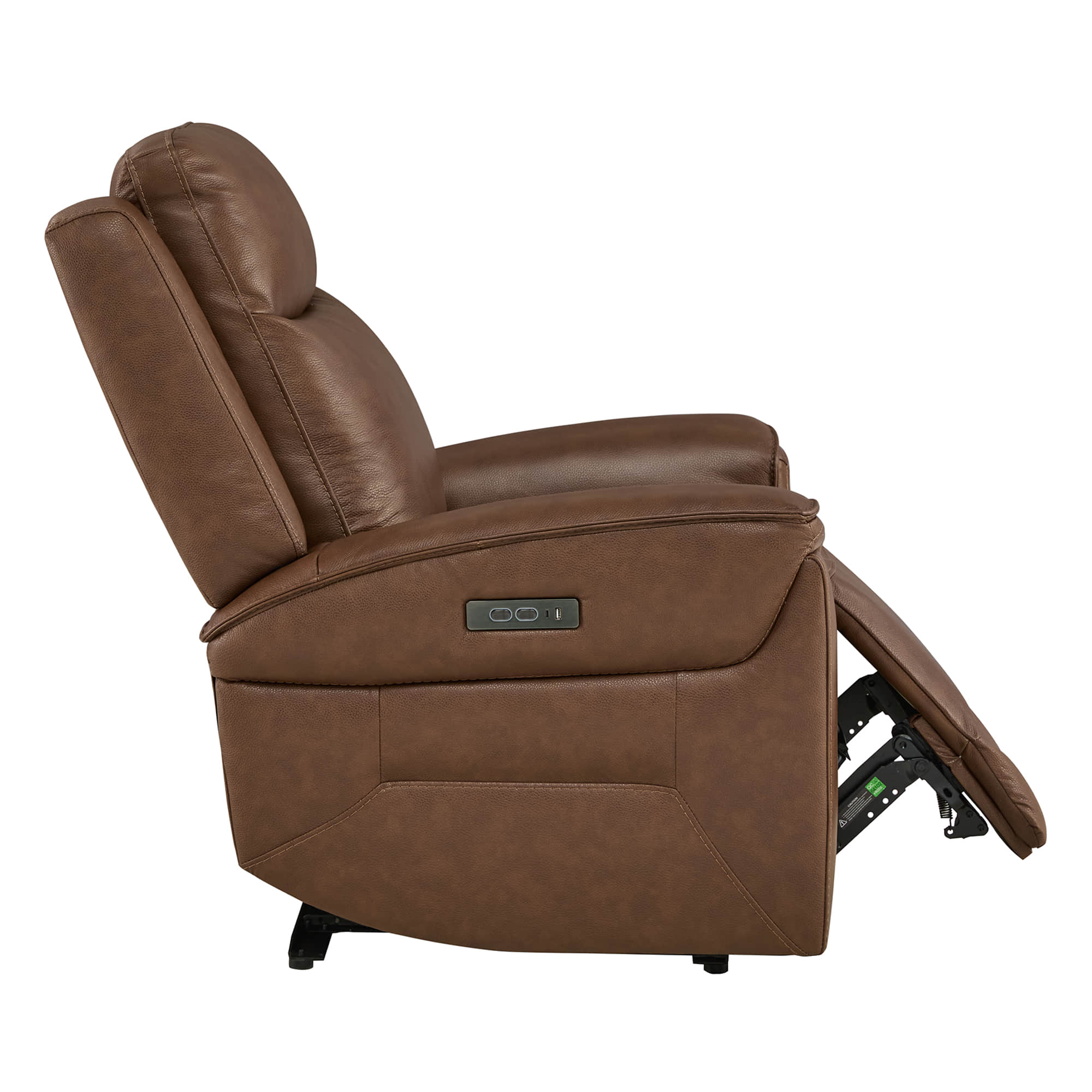 Leif Super Zero Gravity Power Leather Recliner - Image 40