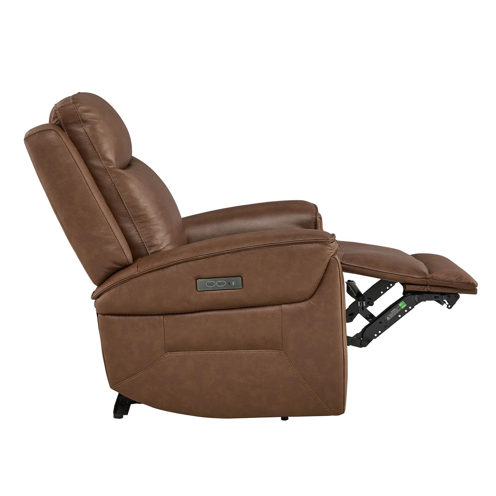 Leif Super Zero Gravity Power Leather Recliner - Image 41