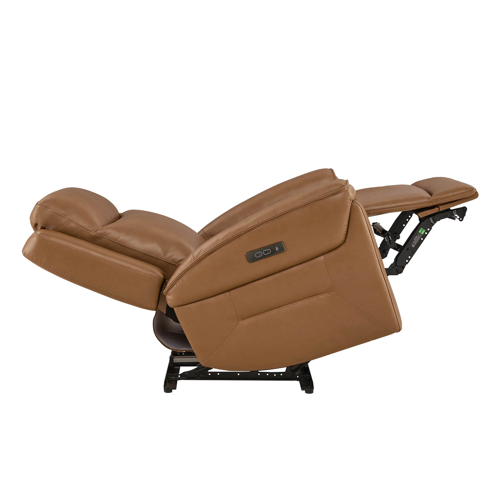 Leif Super Zero Gravity Power Leather Recliner - Image 54