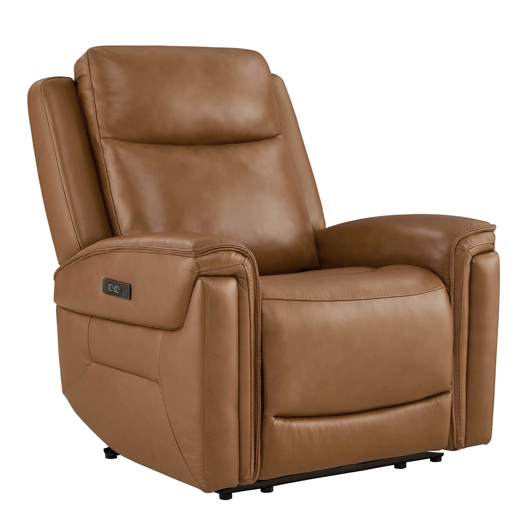 Leif Super Zero Gravity Power Leather Recliner - Image 56