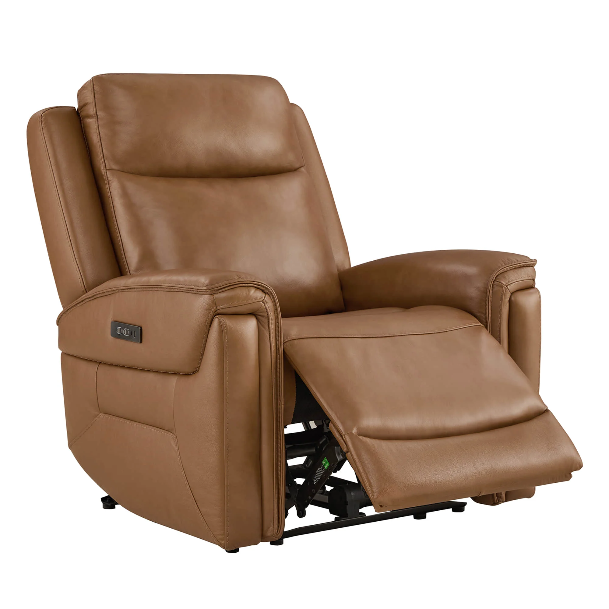 Leif Super Zero Gravity Power Leather Recliner - Image 57