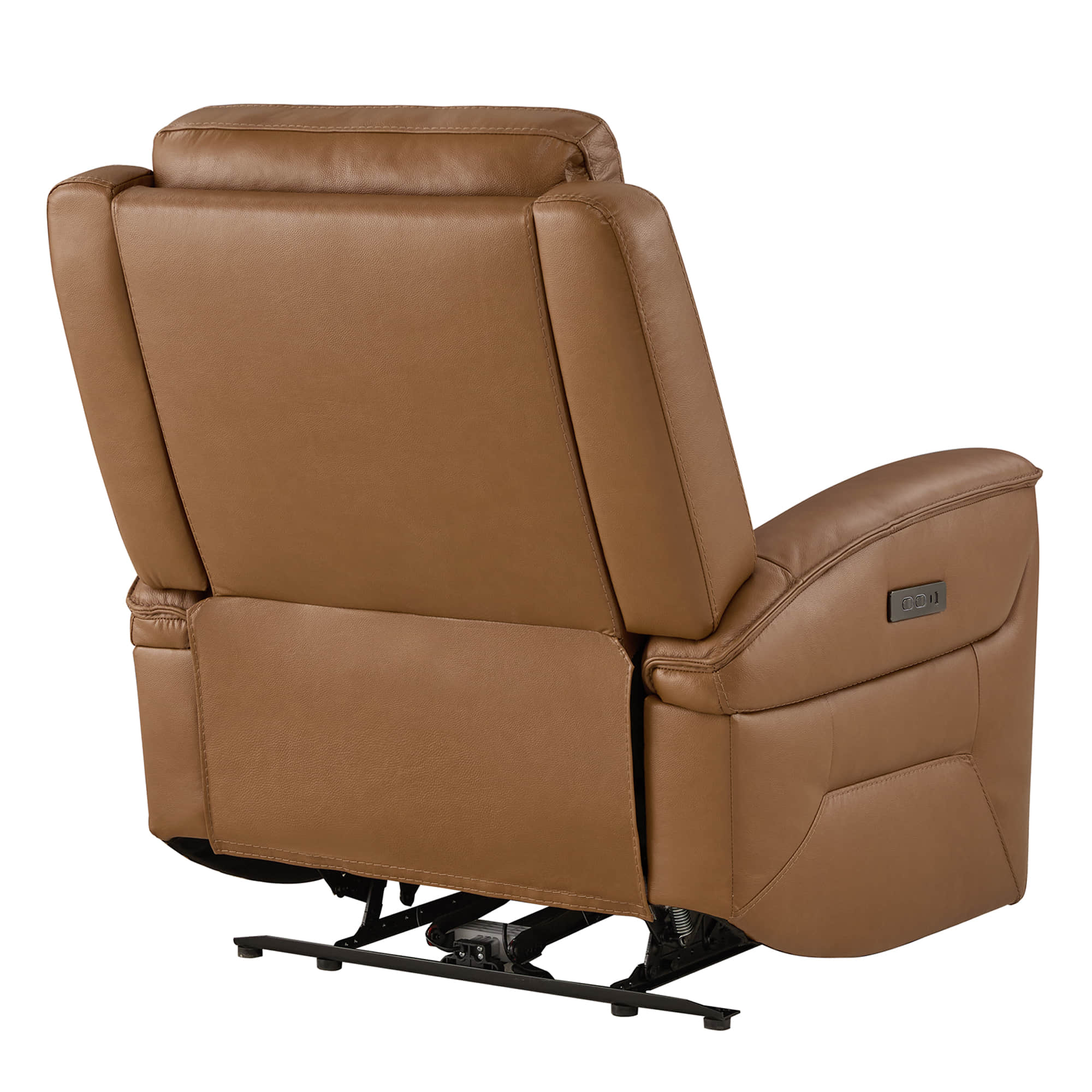Leif Super Zero Gravity Power Leather Recliner - Image 58