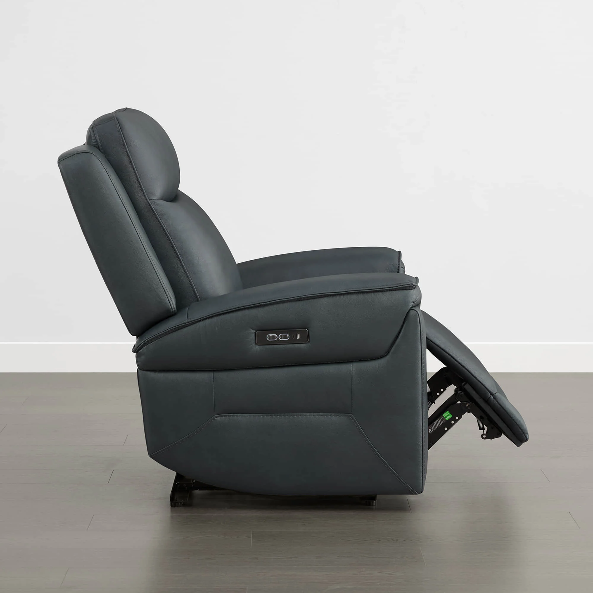 Leif Super Zero Gravity Power Leather Recliner - Image 64