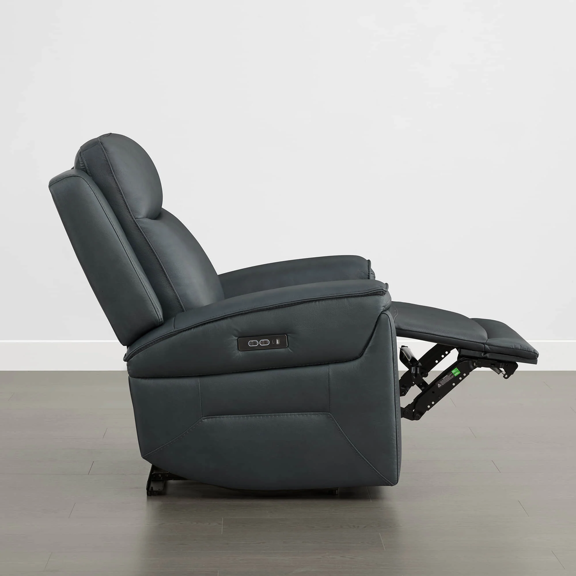 Leif Super Zero Gravity Power Leather Recliner - Image 65