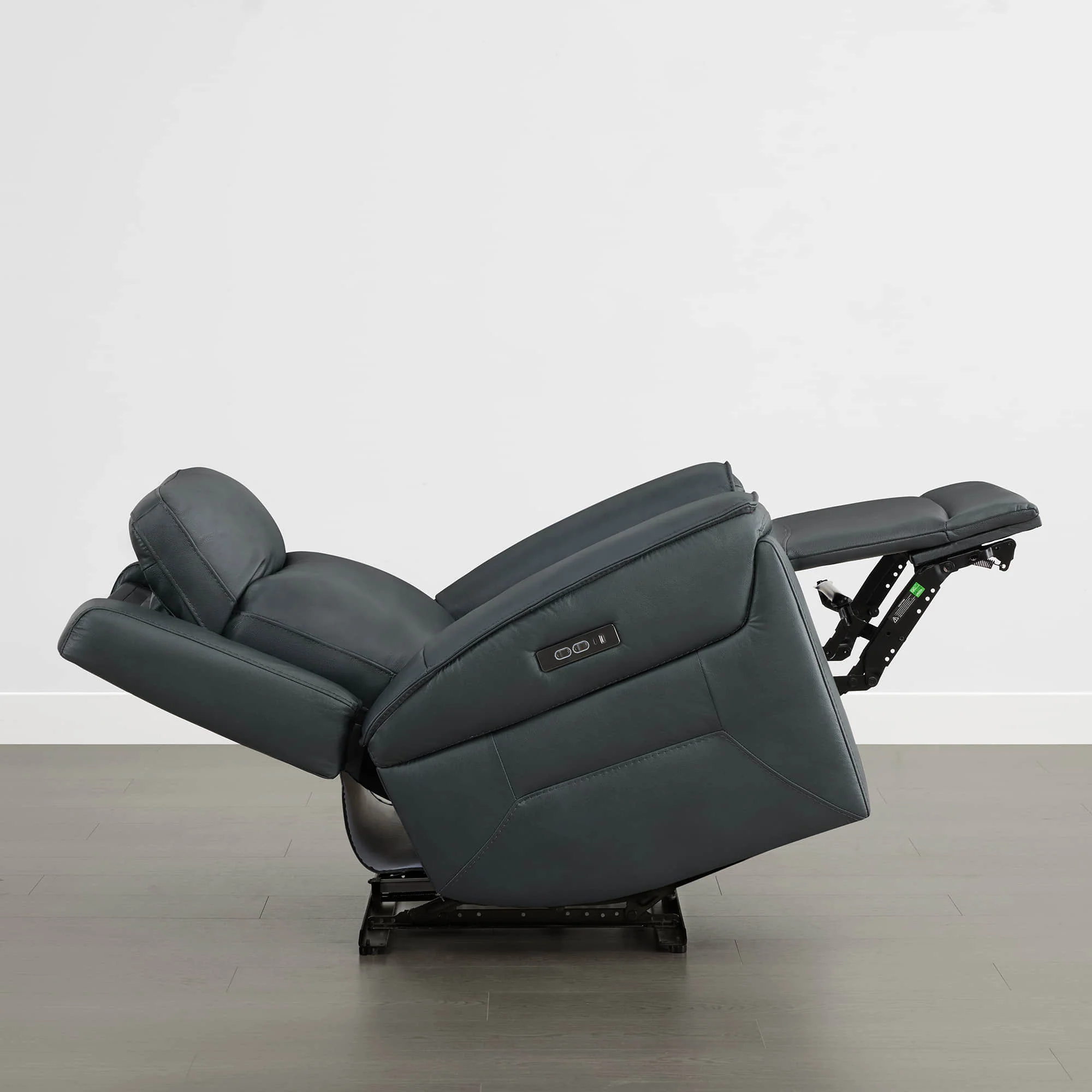 Leif Super Zero Gravity Power Leather Recliner - Image 67