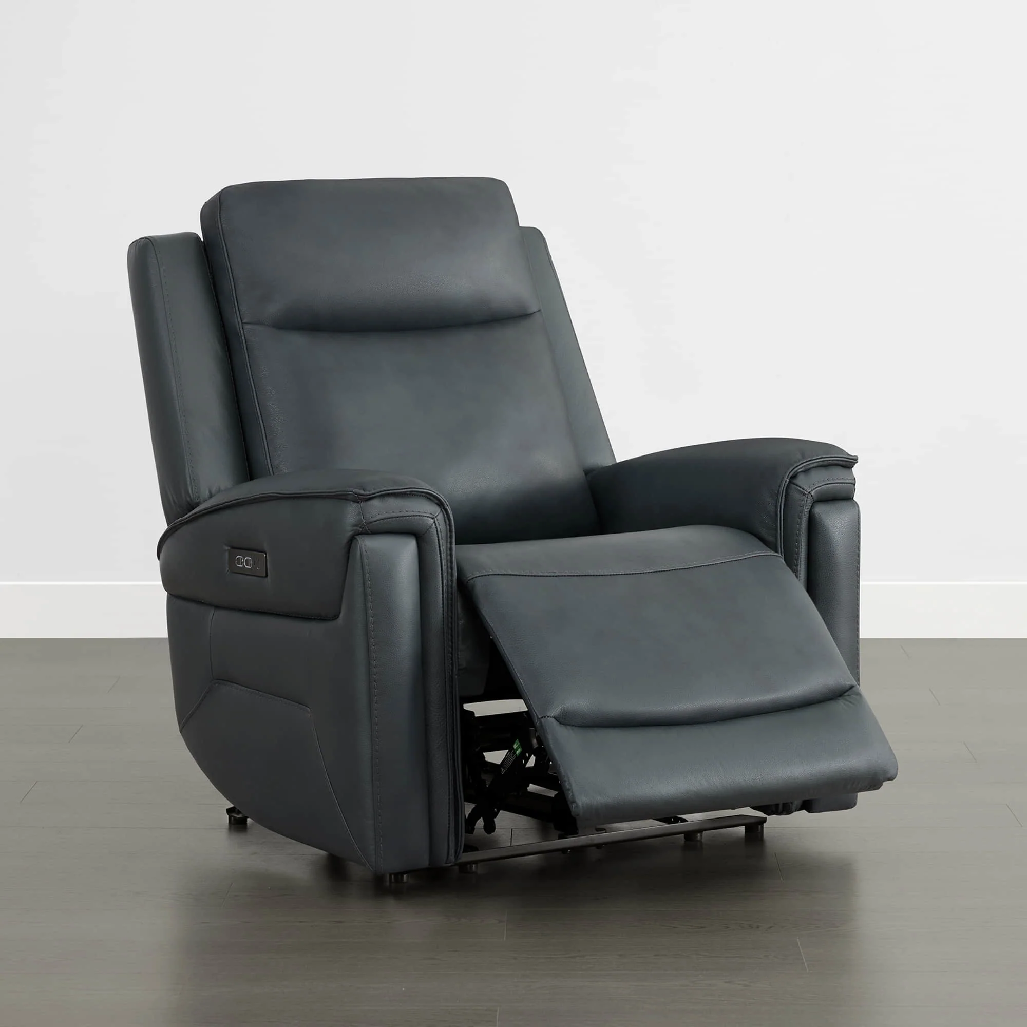 Leif Super Zero Gravity Power Leather Recliner - Image 69