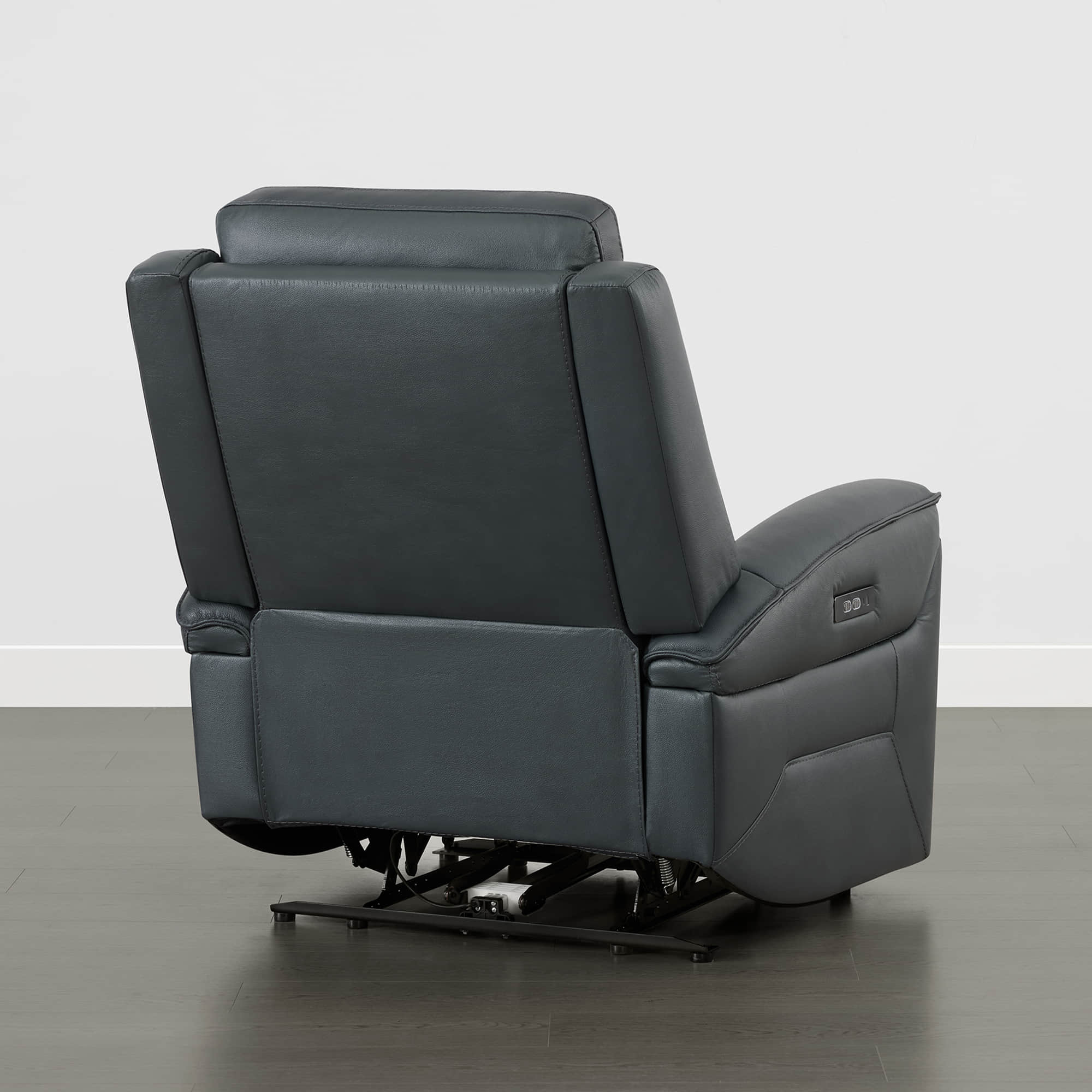 Leif Super Zero Gravity Power Leather Recliner - Image 70