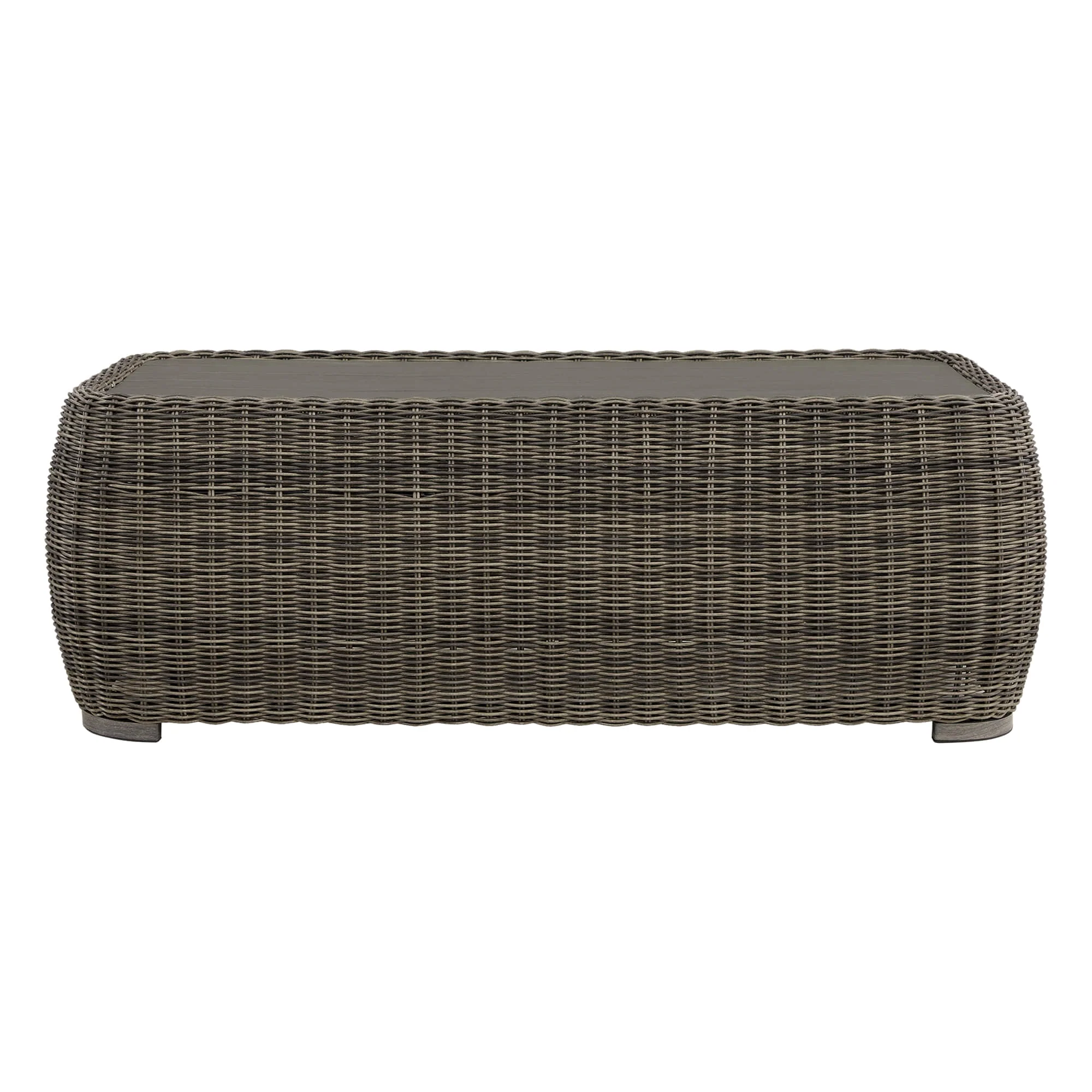 Liana Wicker Outdoor Coffee Table - Image 4