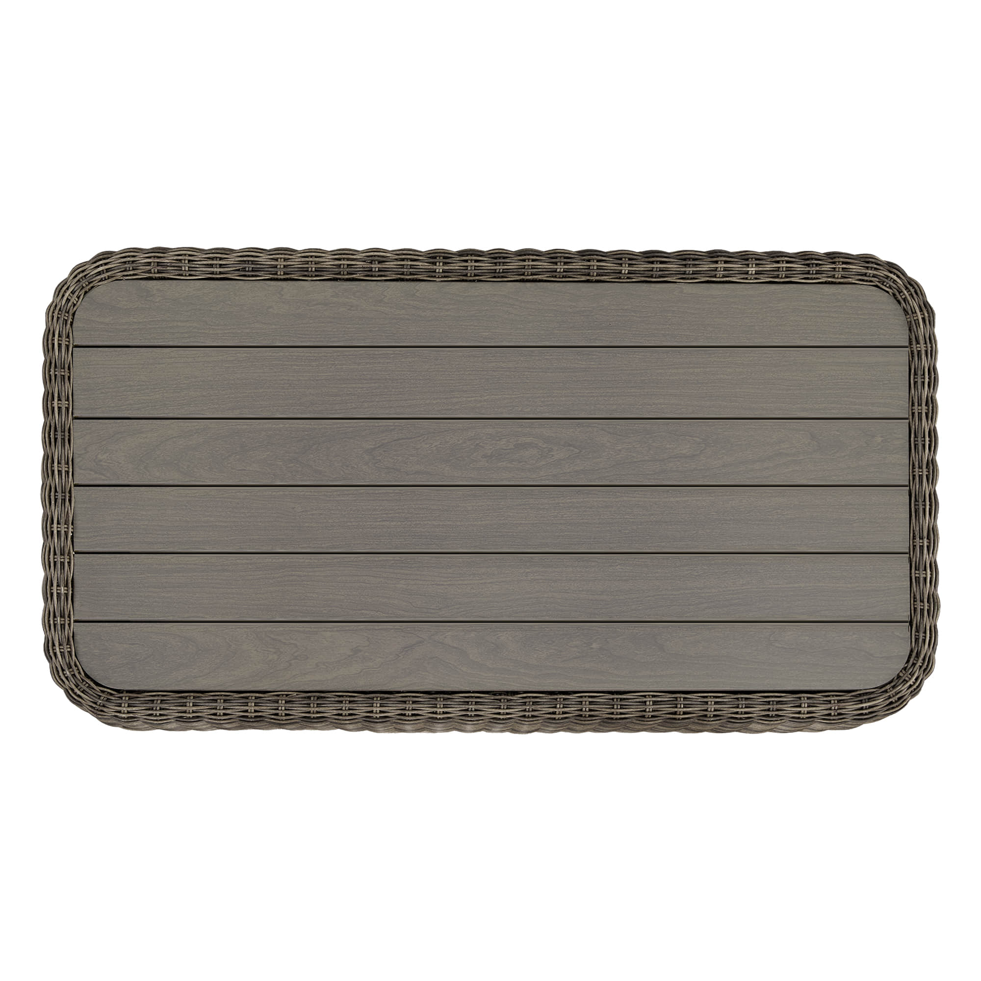 Liana Wicker Outdoor Coffee Table - Image 5