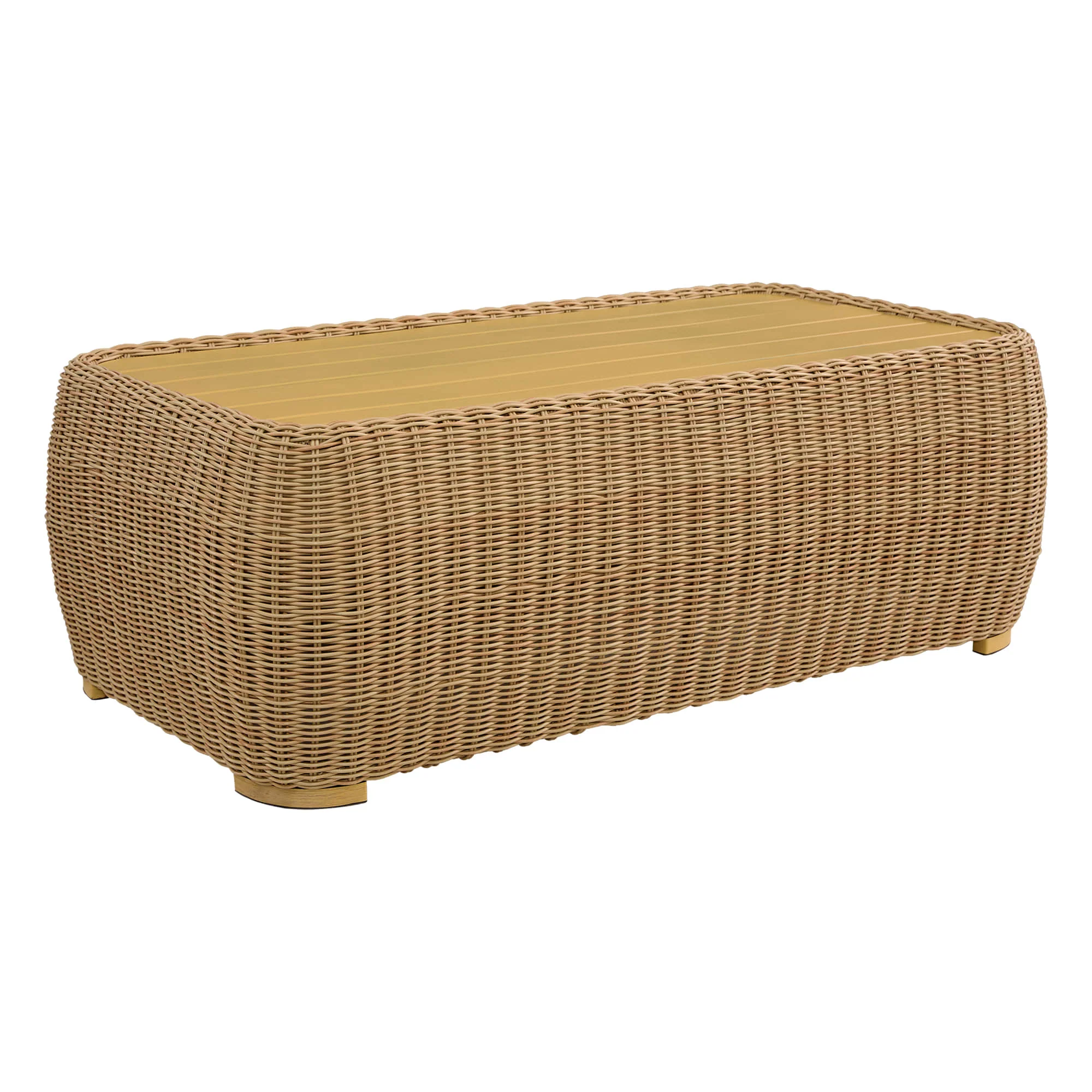 Liana Wicker Outdoor Coffee Table - Image 6