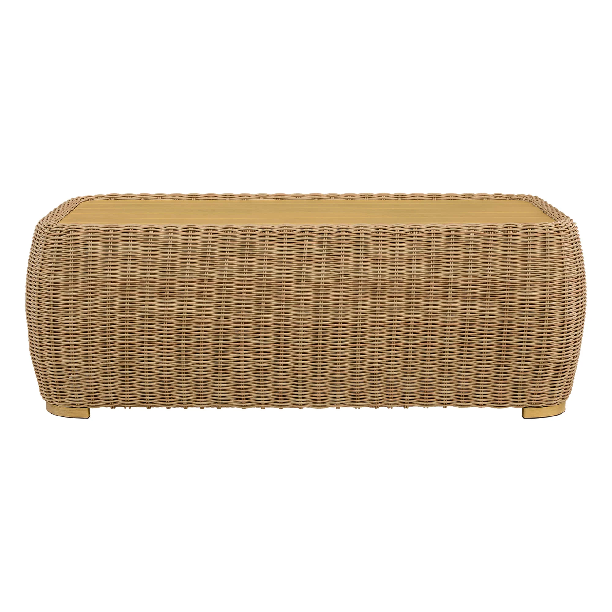 Liana Wicker Outdoor Coffee Table - Image 7