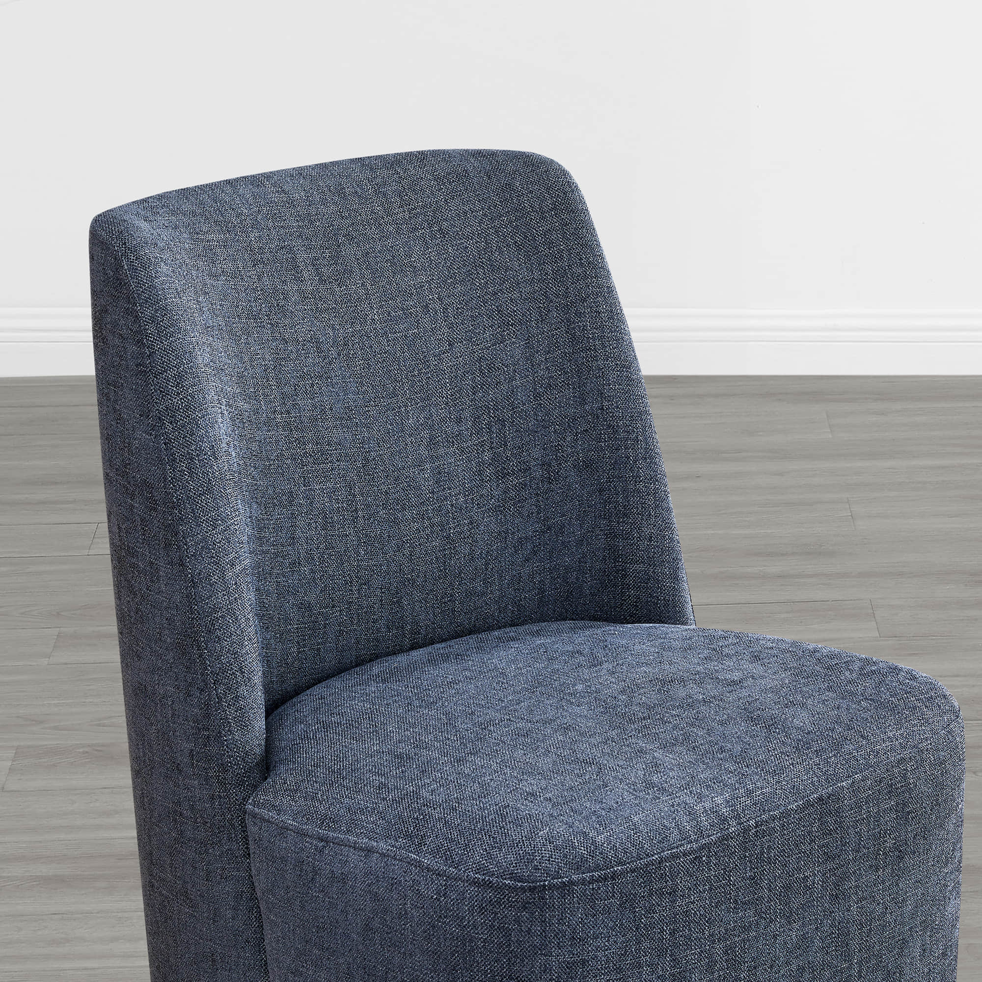 Lilibet Wingback Rolling Dining Chair With Casters - Image 12