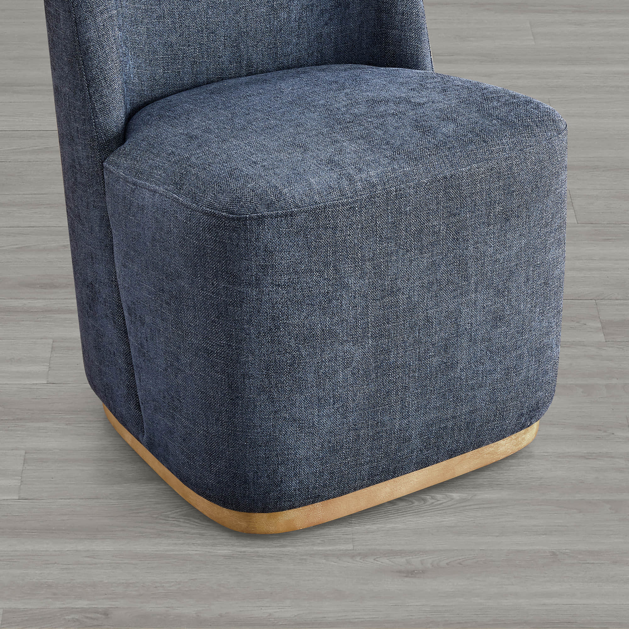Lilibet Wingback Rolling Dining Chair With Casters - Image 13