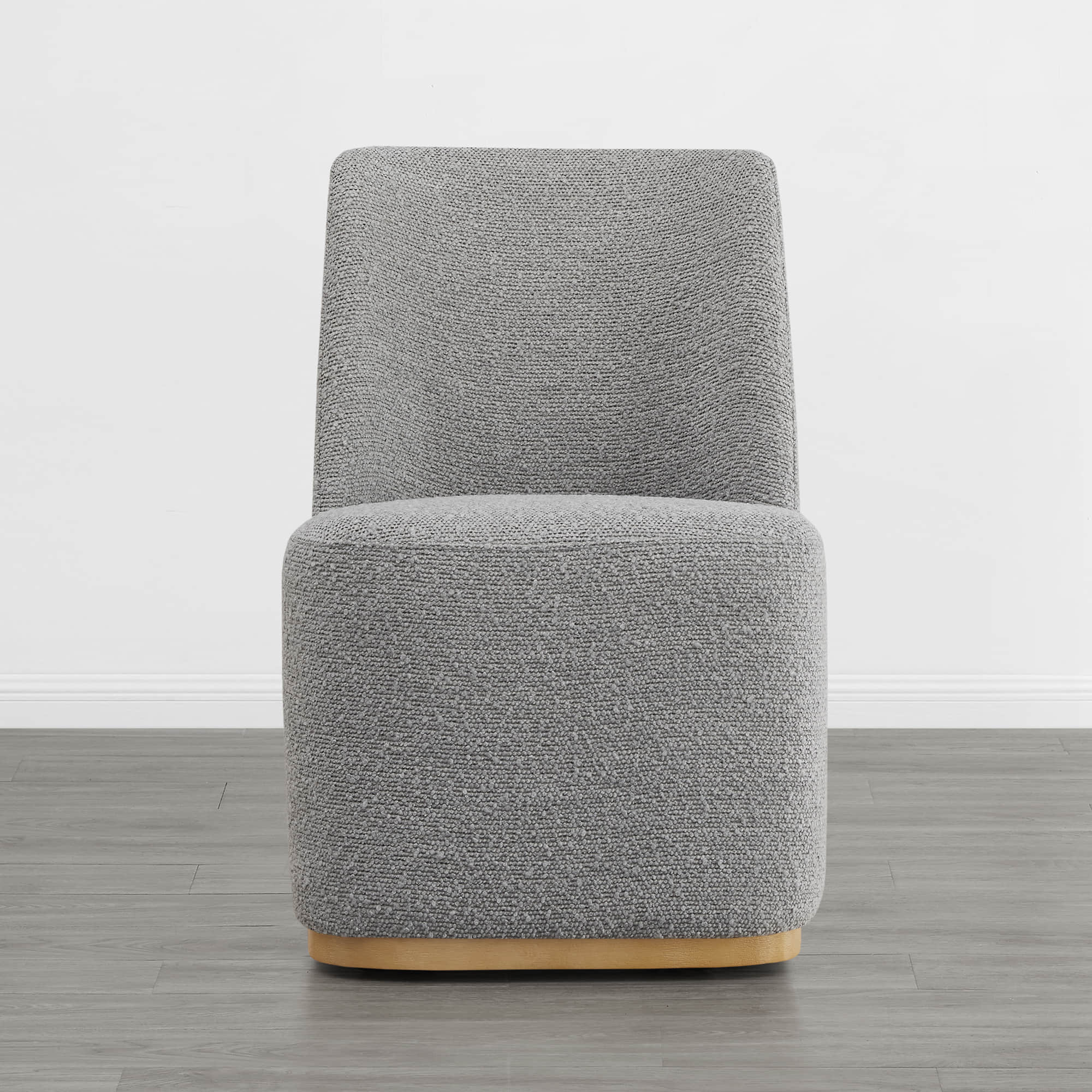 Lilibet Wingback Rolling Dining Chair With Casters - Image 14