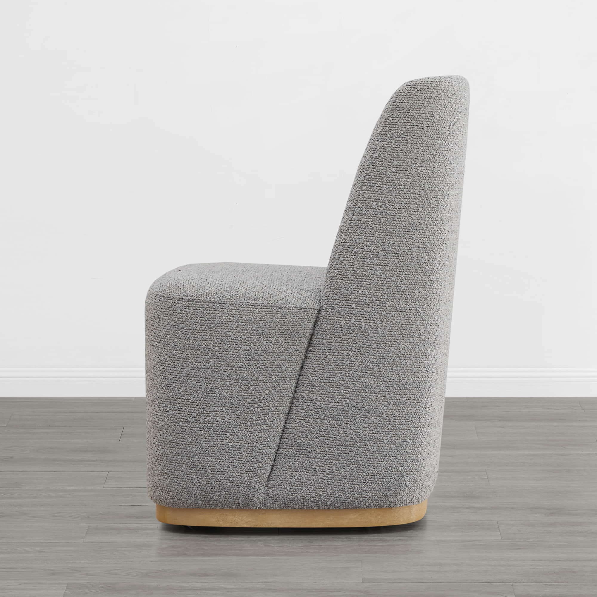 Lilibet Wingback Rolling Dining Chair With Casters - Image 16