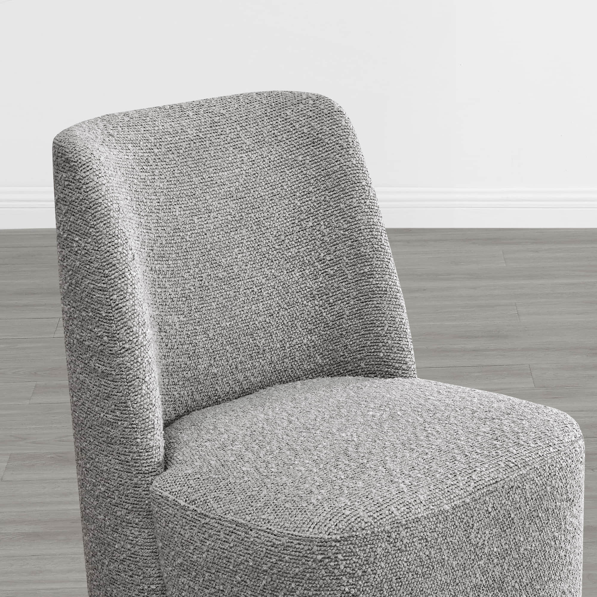 Lilibet Wingback Rolling Dining Chair With Casters - Image 19