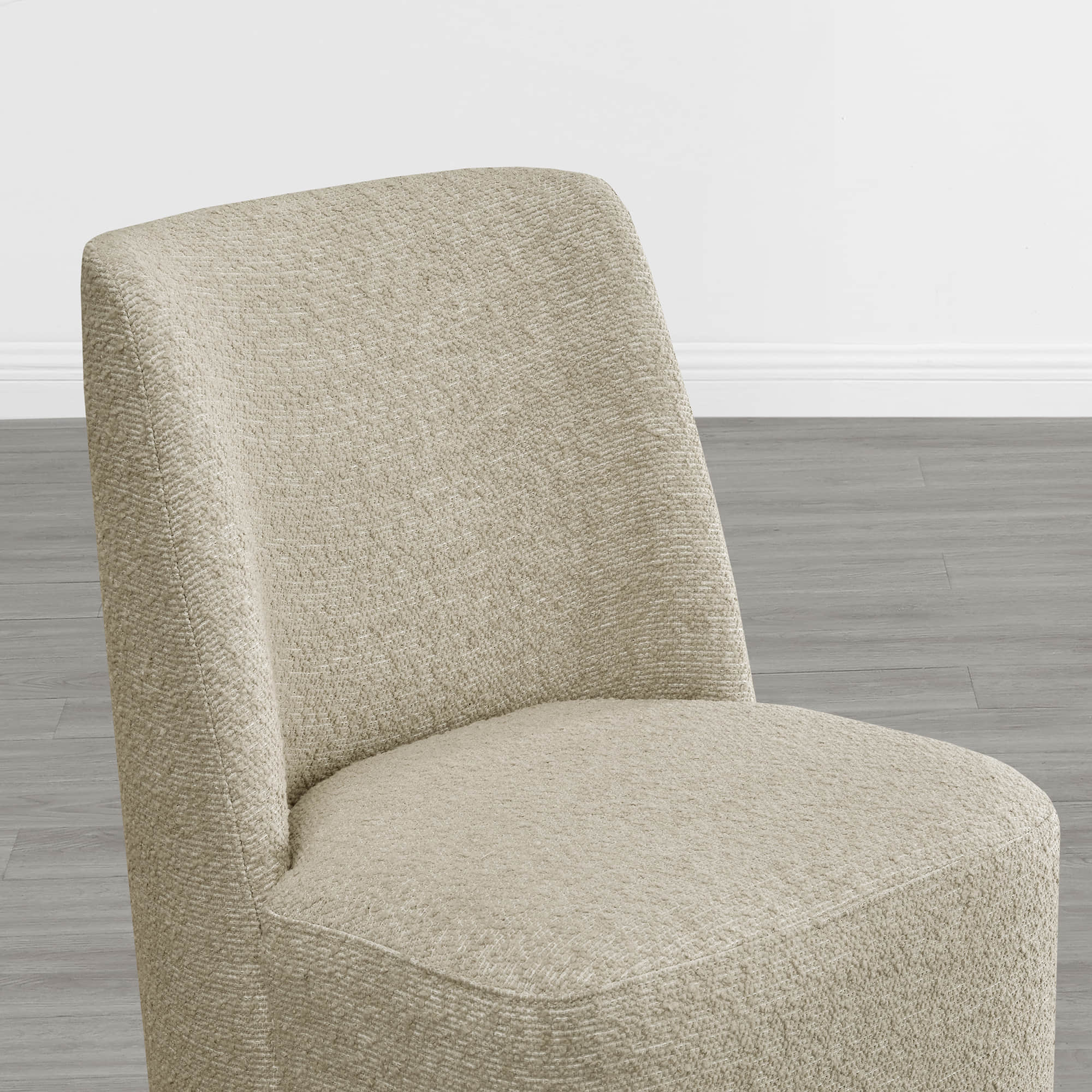 Lilibet Wingback Rolling Dining Chair With Casters - Image 26