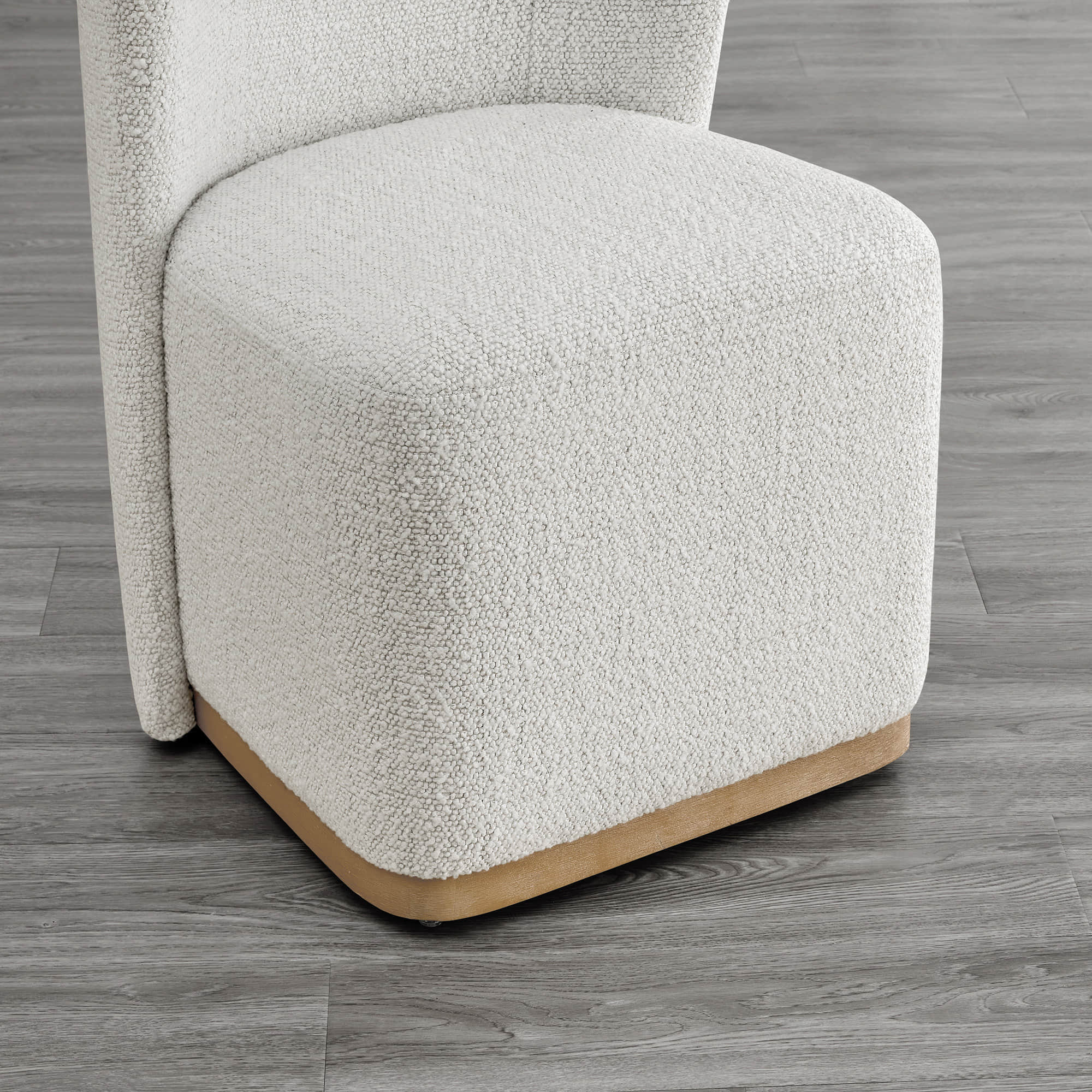 Lilibet Wingback Rolling Dining Chair With Casters - Image 67