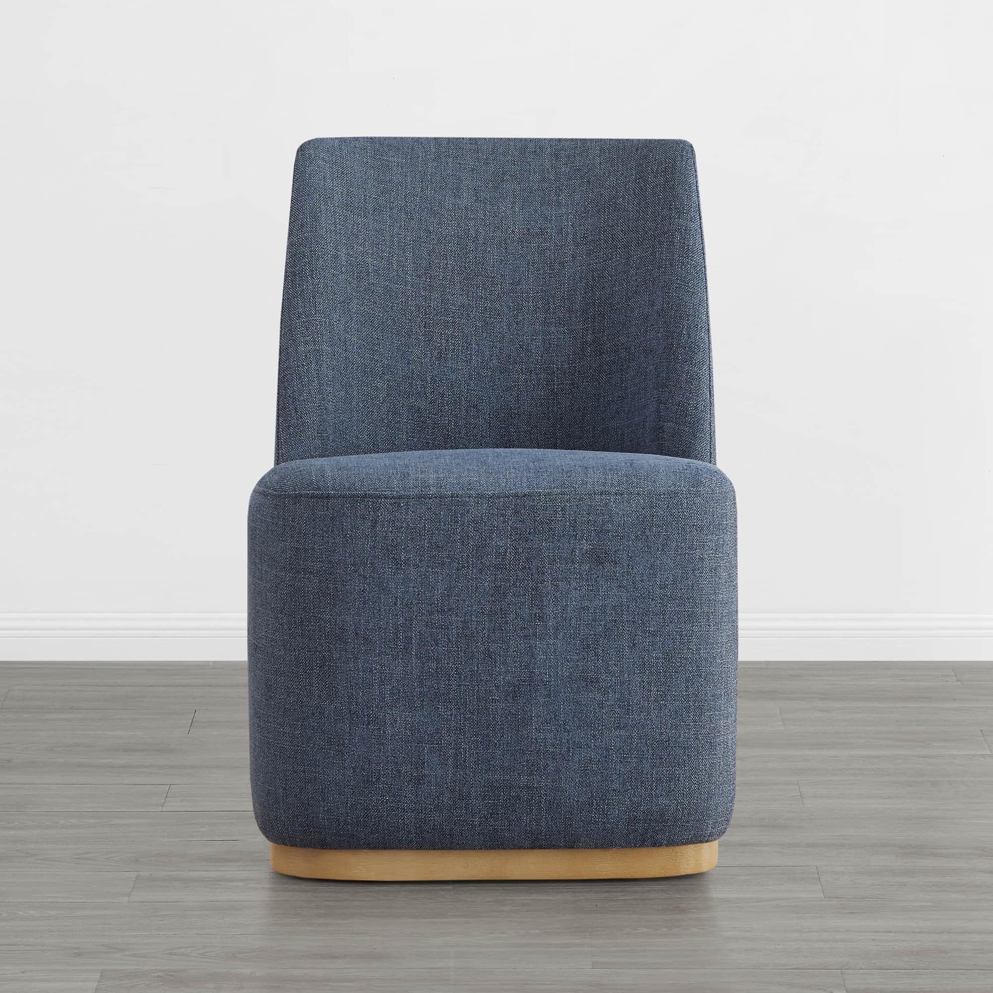 Lilibet Wingback Rolling Dining Chair With Casters - Image 7