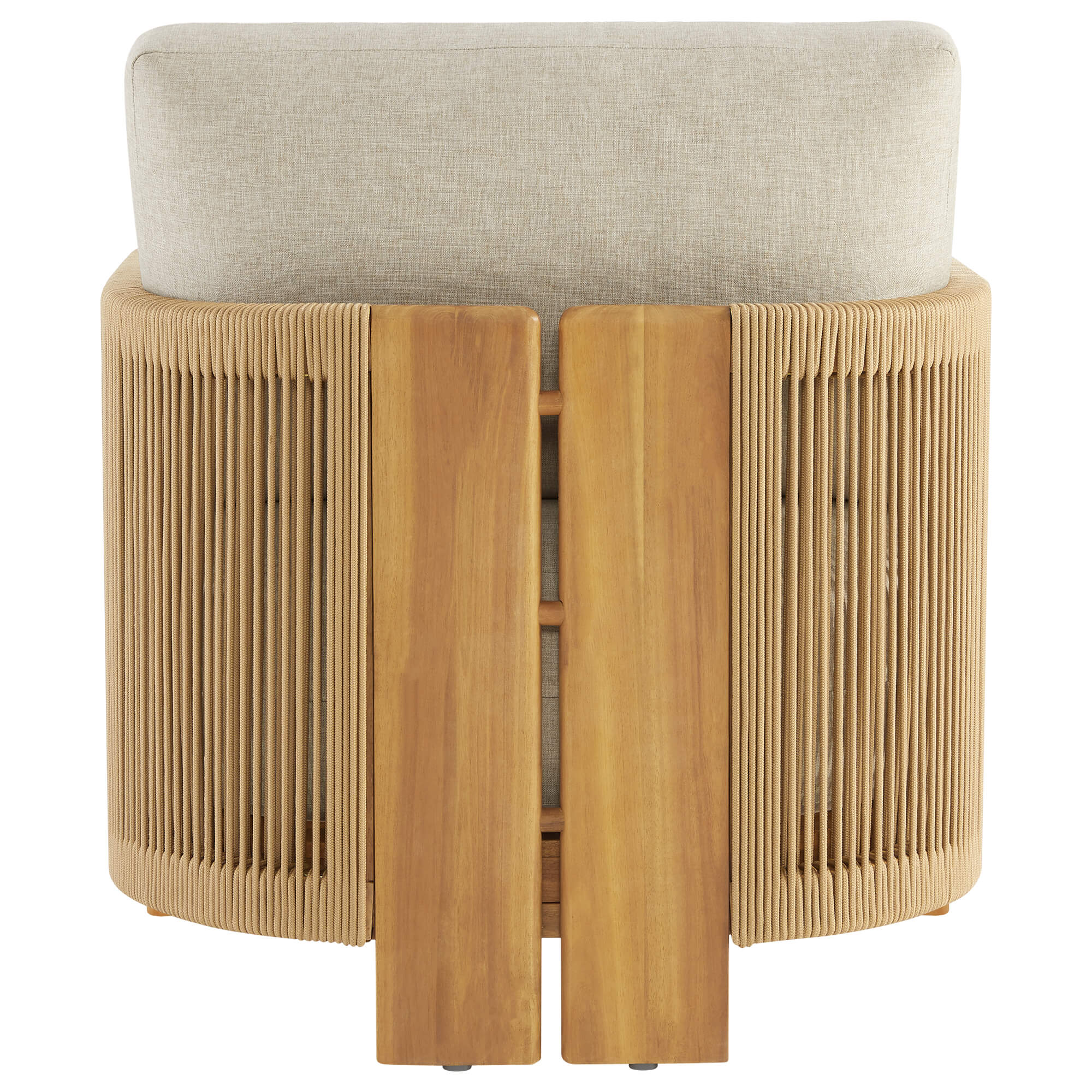 Marisol Outdoor Fully-assembled Rope Wood Accent Chair - Image 16