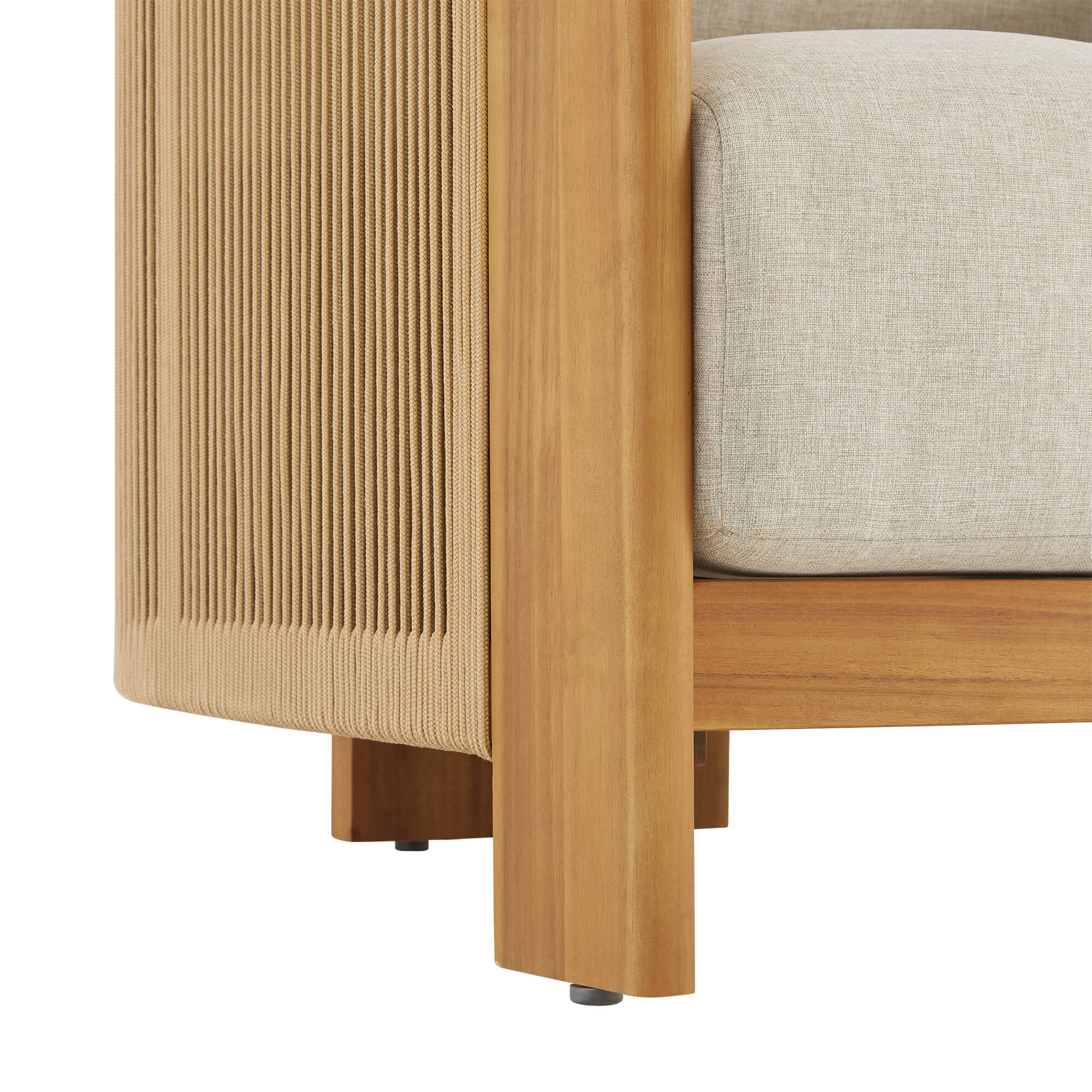 Marisol Outdoor Fully-assembled Rope Wood Accent Chair - Image 19