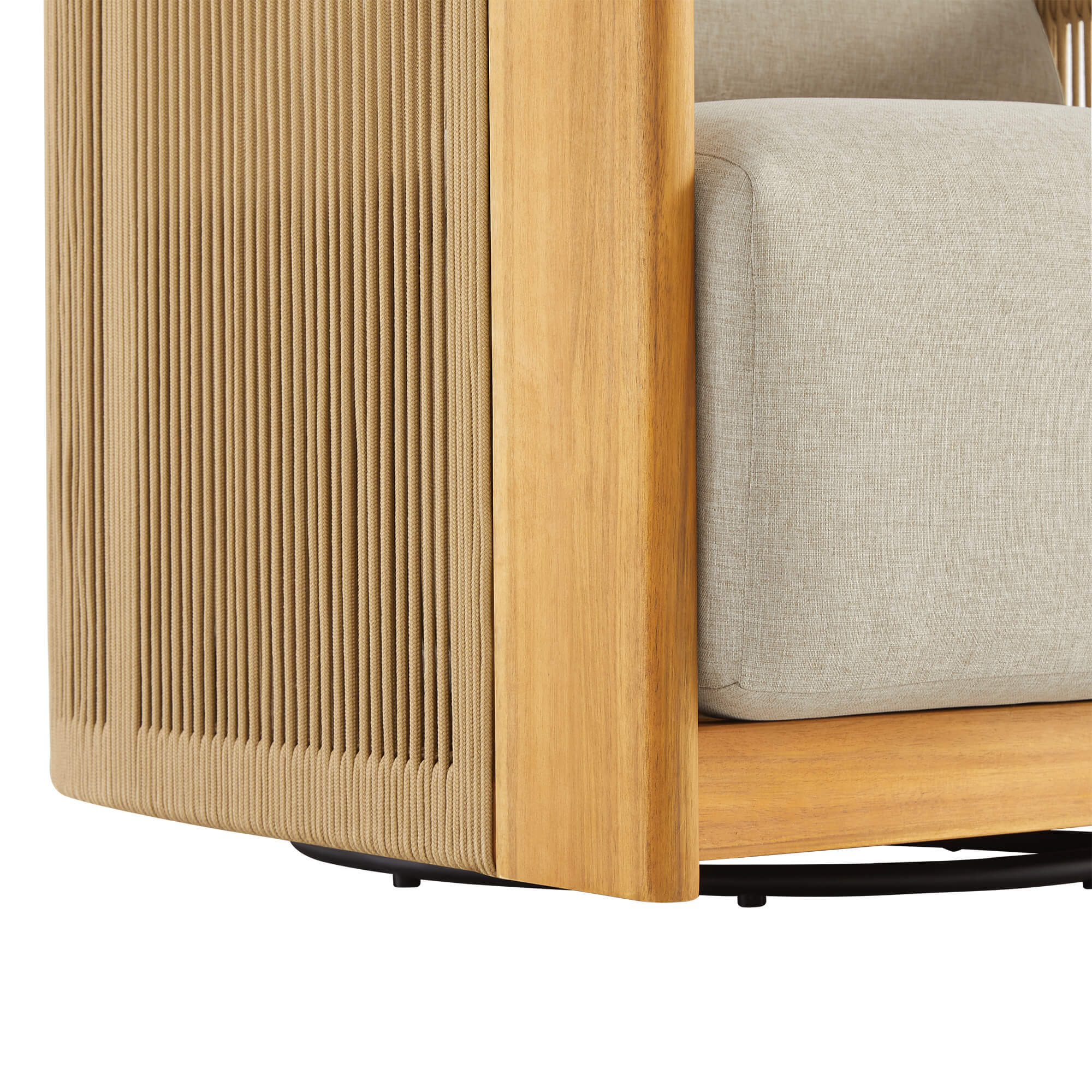 Marisol Outdoor Fully-assembled Rope Wood Accent Chair - Image 27