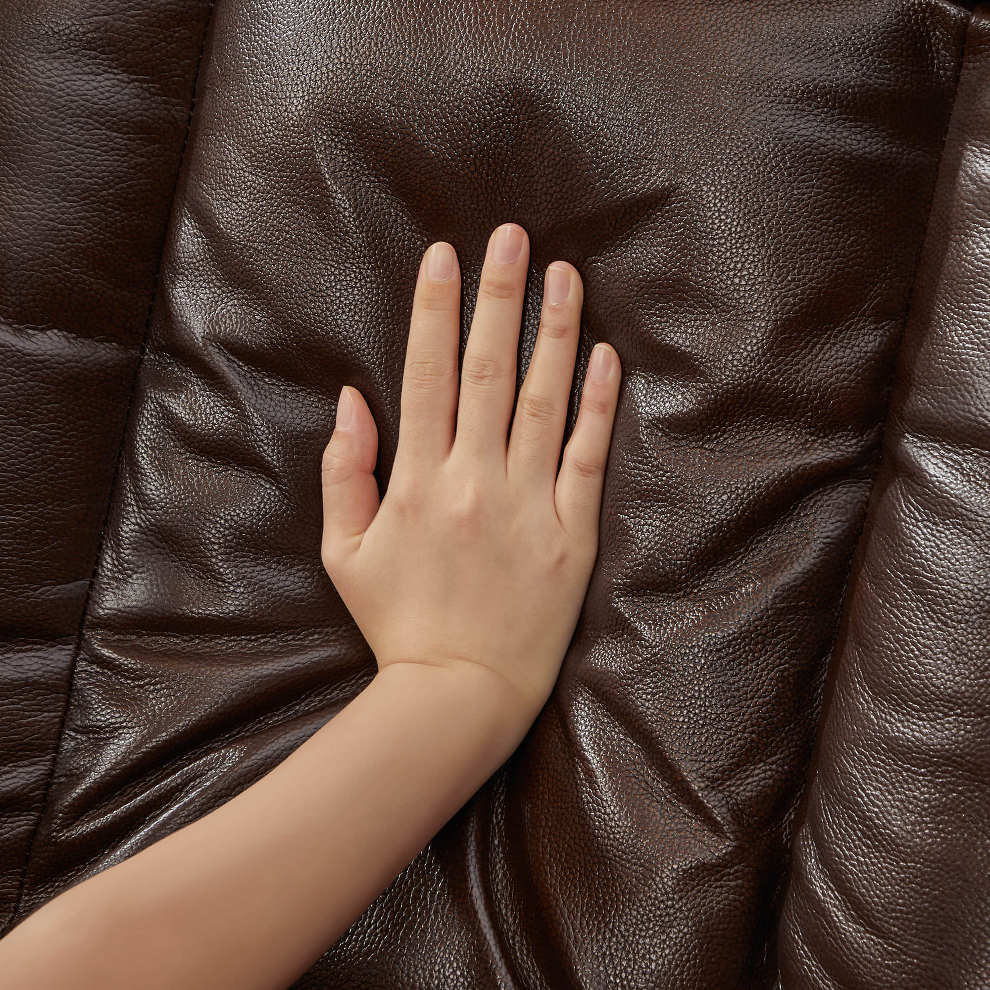 Maxwell Genuine Leather Swivel Glider Recliner with Power Lumbar & Headrest - Image 58