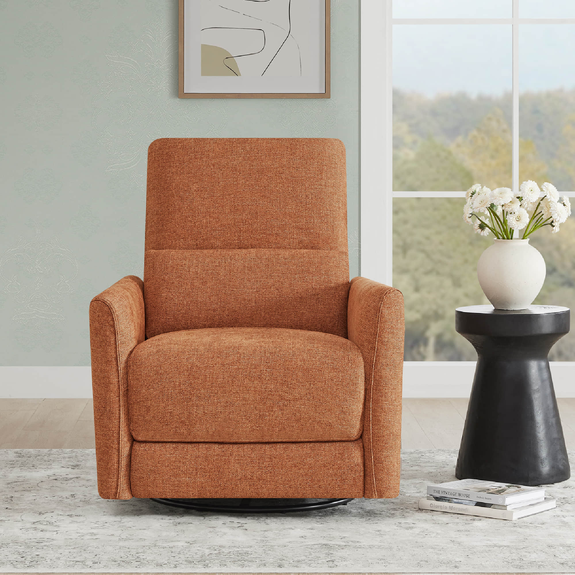 Tracee Modern Power Swivel Glider Recliner - Image 13